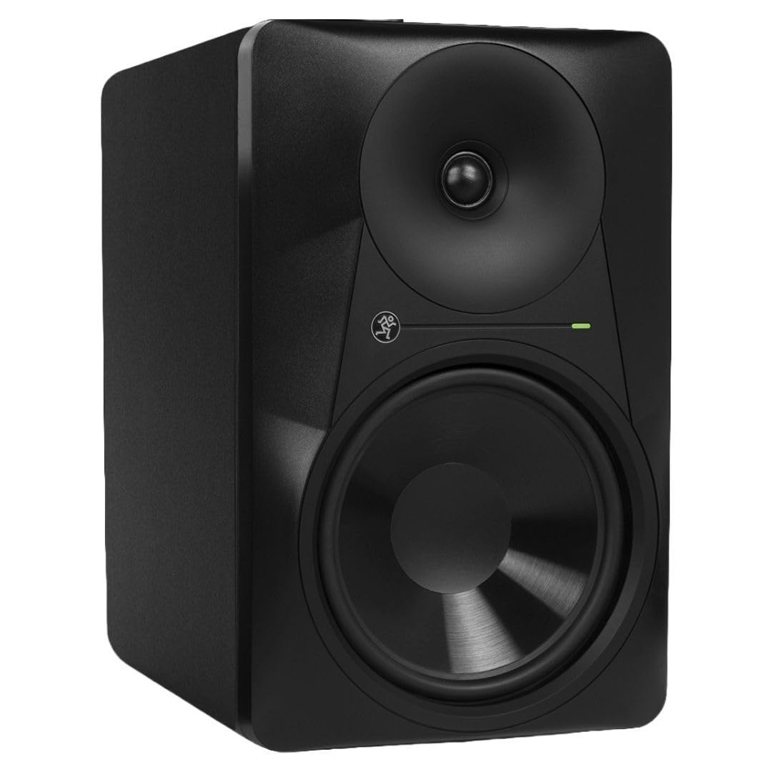 Mackie MR824 8-Inch Powered Studio Monitor - Professional Audio Speaker for Home & Recording Studios, Music Production, DJing, and Podcasting