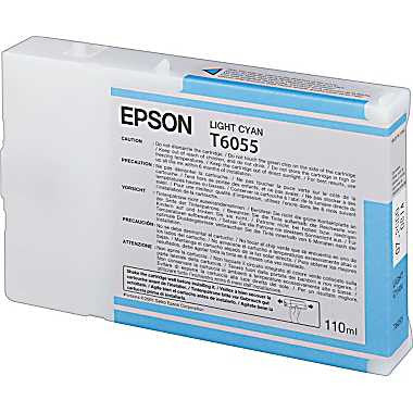 Epson T605500 4880/4800 Ultrachrome HDR Ink Cartridge - Light Cyan 110ml | High-Quality Printer Ink for Professional Photo Printing & Graphic Design