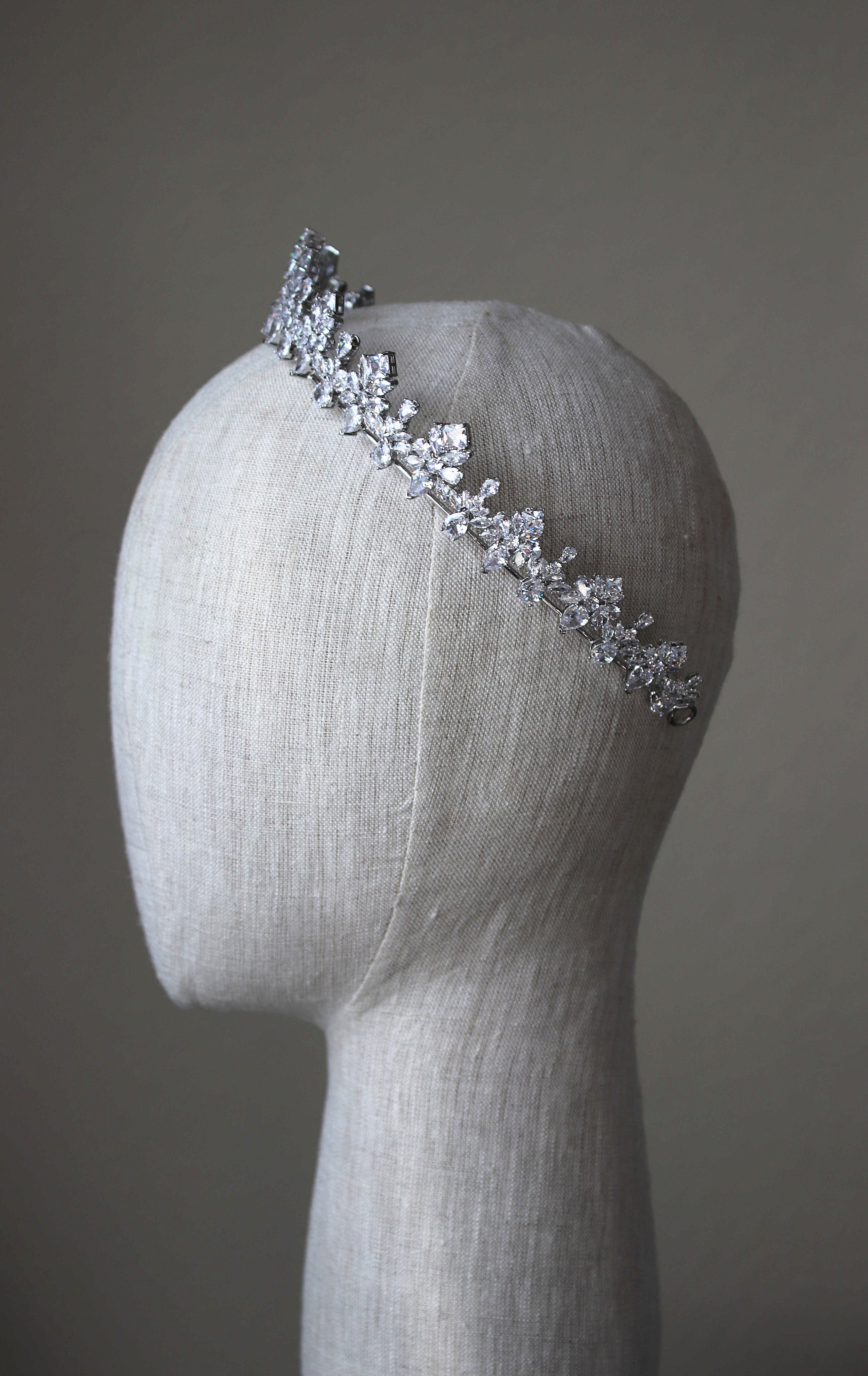 Royal Bridal Crown by CHANNING – Elegant Wedding Tiara for Brides, Perfect for Bridal Showers, Weddings & Special Occasions