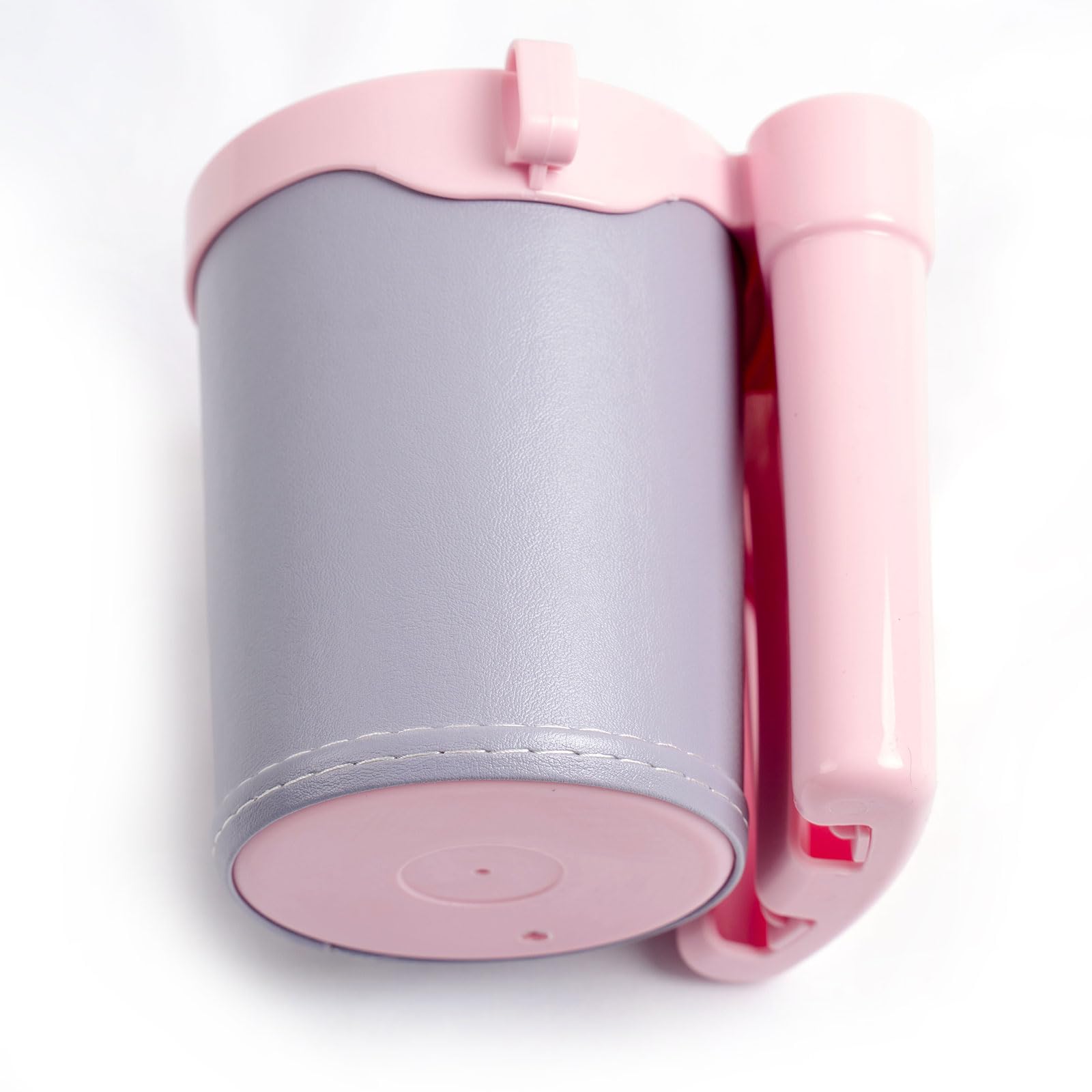 Universal Bike Cup Holder & Phone Mount - Adjustable Handlebar Drink Holder with Key Hook for Bicycle, Motorcycle, Scooter, Boat - Perfect for Commuting, Outdoor Adventures & Water Sports (Pink)