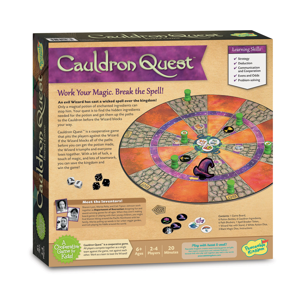 Cauldron Quest Cooperative Strategy Board Game for Kids & Families | Fun Team-Building Adventure | Perfect for Game Nights & Family Bonding