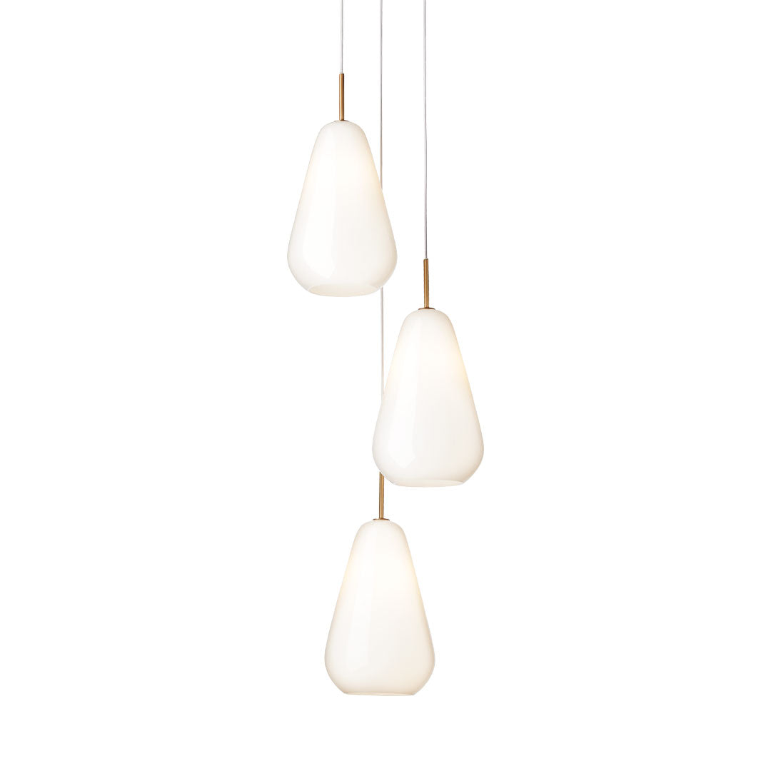Anoli 3-Light Crystal Chandelier - Modern Elegant Ceiling Light Fixture for Dining Room, Bedroom, Living Room & Foyer Decor