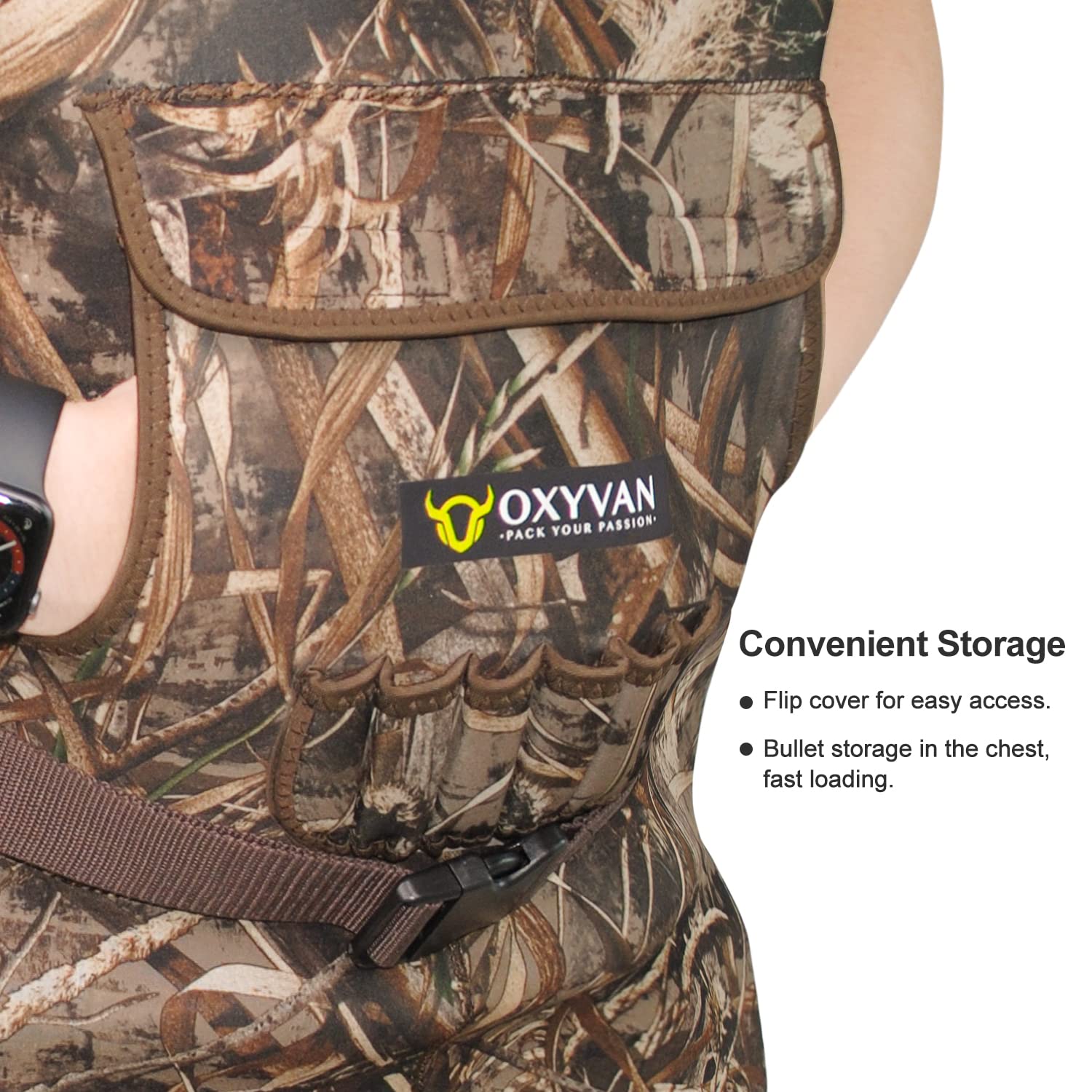 Breathable Waterproof Chest Waders for Men & Women - OXYVAN Stocking Foot Fishing Waders for Fly Fishing, Hunting & Outdoor Adventures