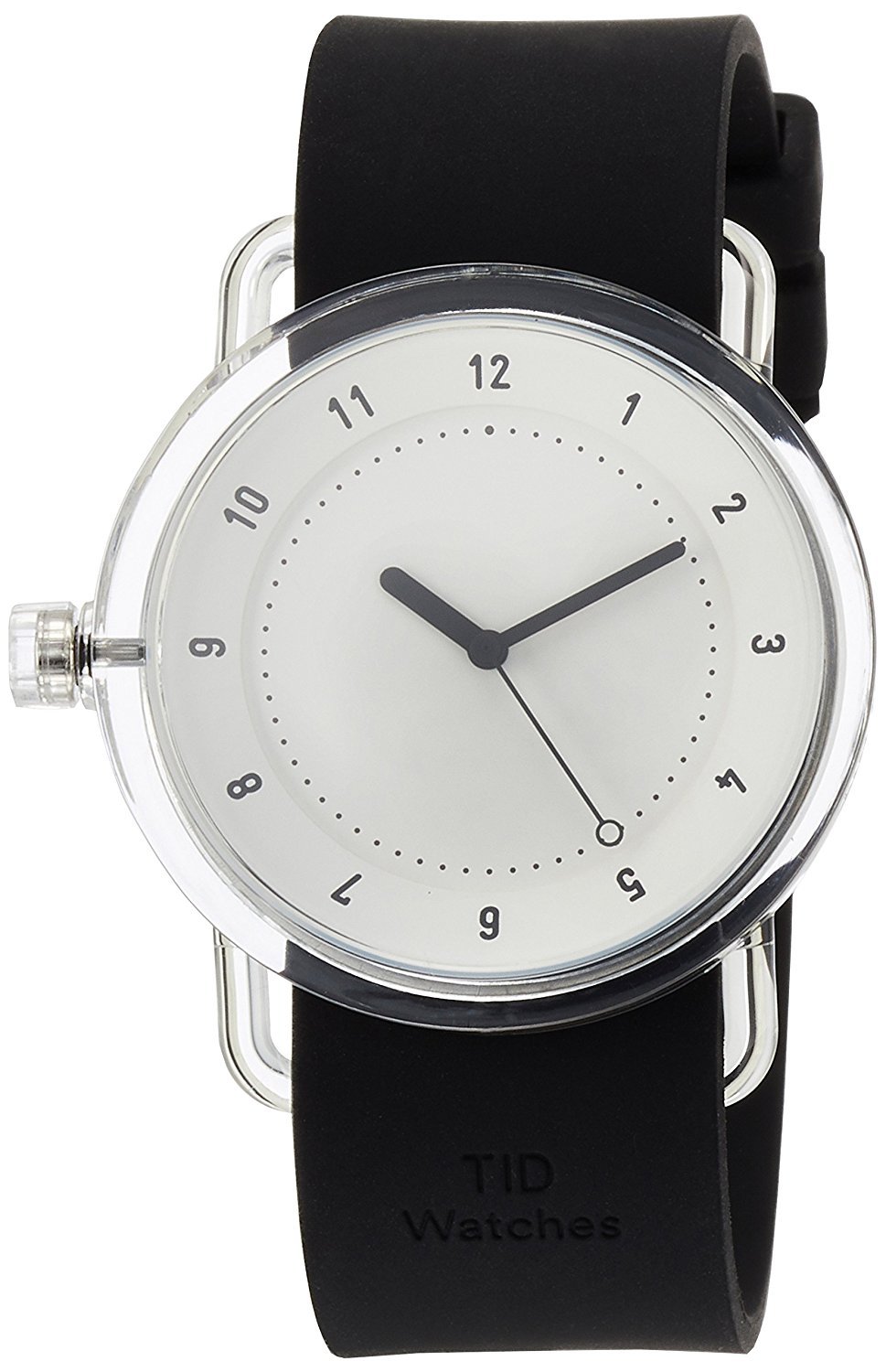 TID Watches No.3 - Affordable Minimalist Watch for Men & Women | TID03-WH/BK | Perfect for Everyday Wear, Office & Casual Outfits