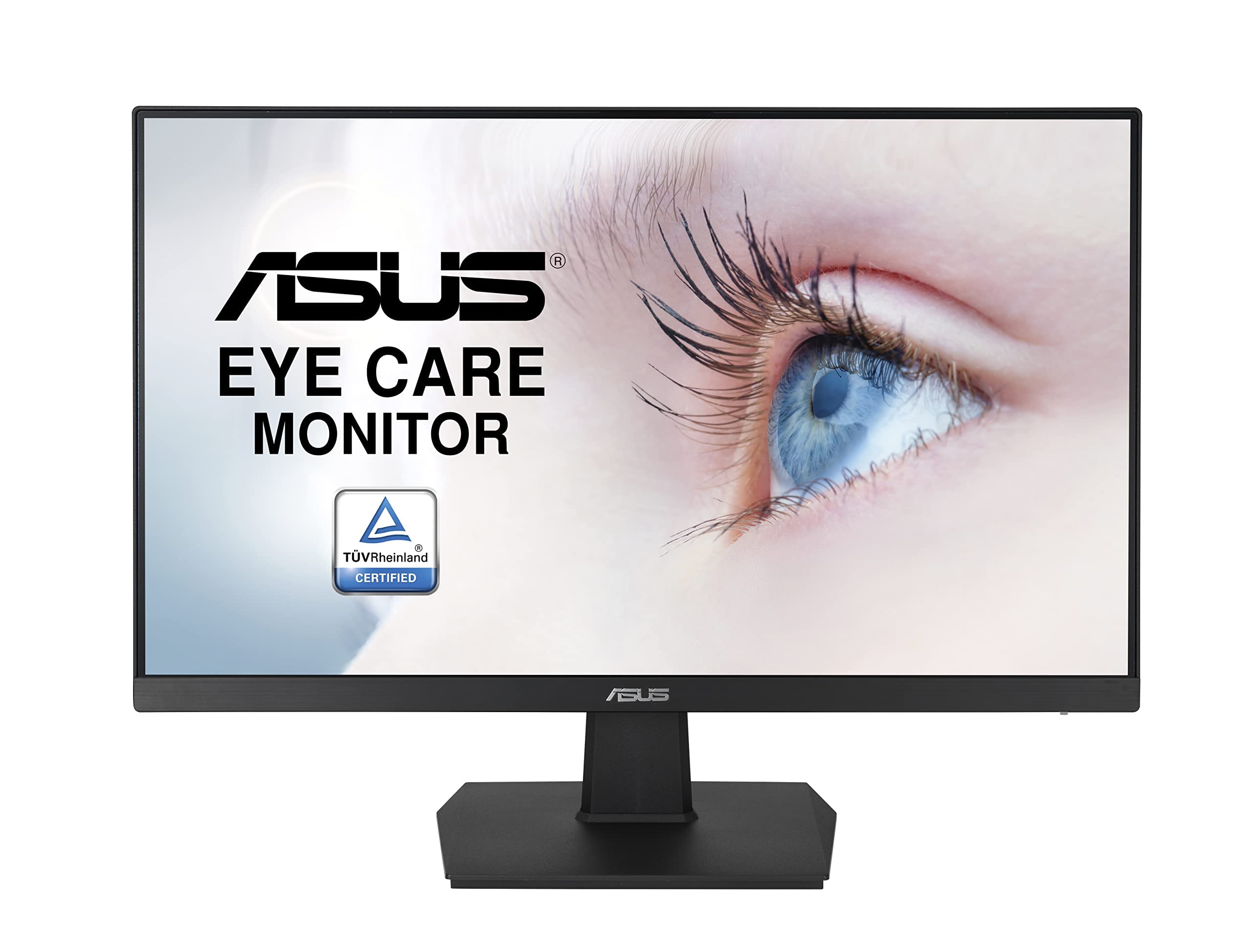ASUS VA27EHE 27-Inch Full HD 1080p Eye Care Monitor - Frameless Design, Flicker-Free, Low Blue Light - Renewed (Black) for Home Office, Gaming & Graphic Design