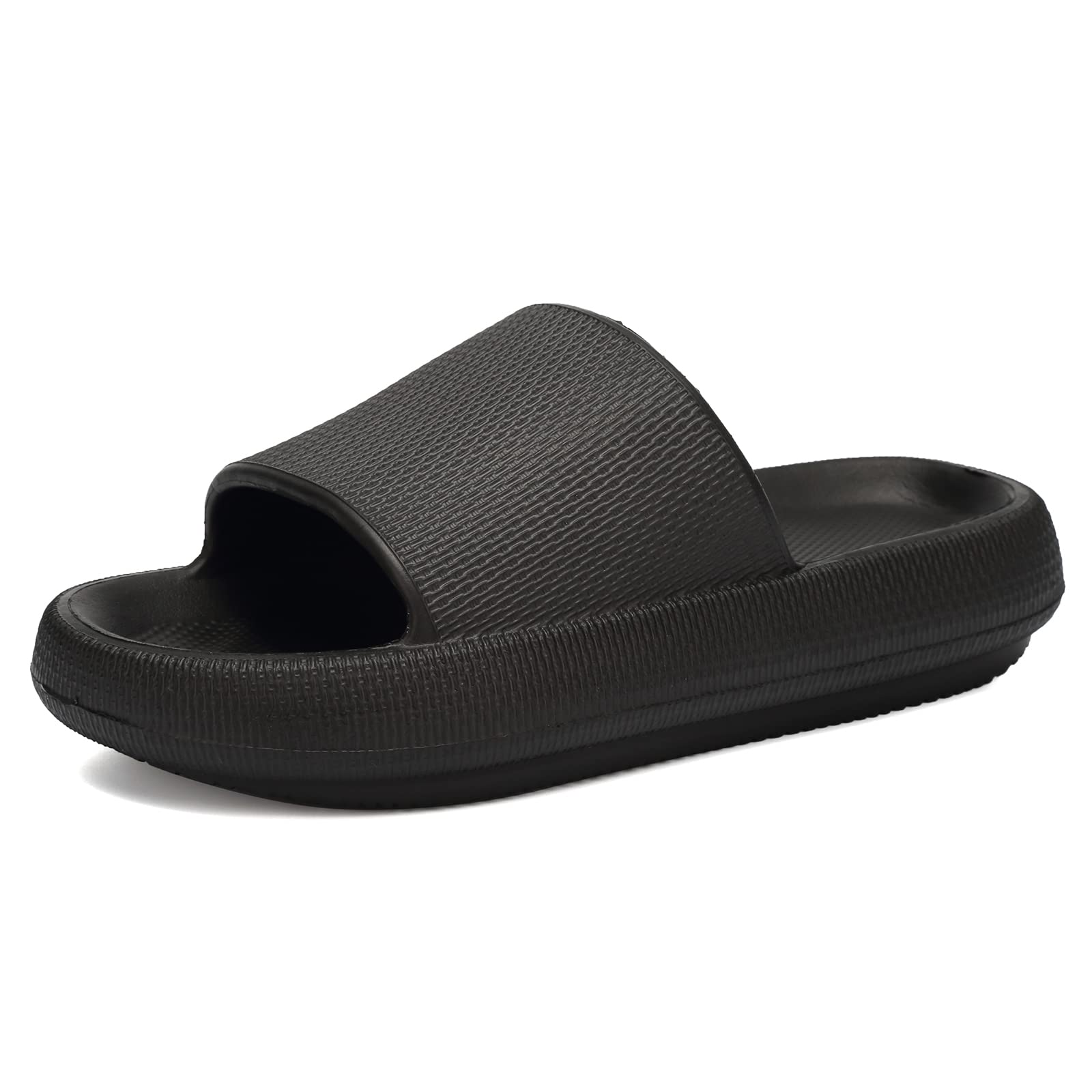 EQUICK Cloud Slides Pillow Slippers for Women and Men - Ultra Soft Bathroom Sandals with Cushioned Thick Sole | Shower Slippers for Indoor & Outdoor Use | Perfect for Home, Spa, Poolside and Beach Relaxation