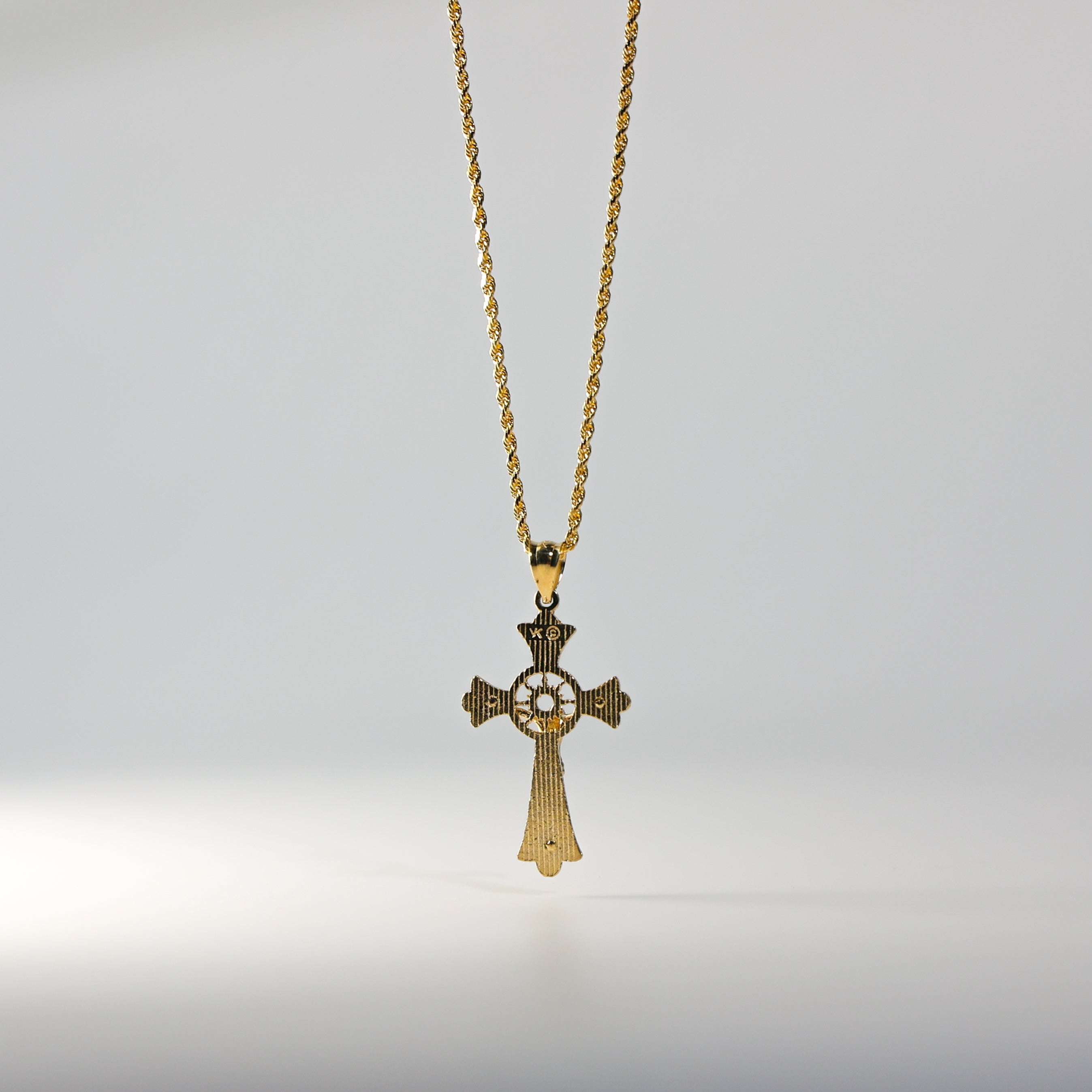 Gold Large Jesus Crucifix Cross Pendant Necklace - Model 1004 | Religious Jewelry for Men & Women | Perfect for Church, Baptism, Weddings & Daily Wear