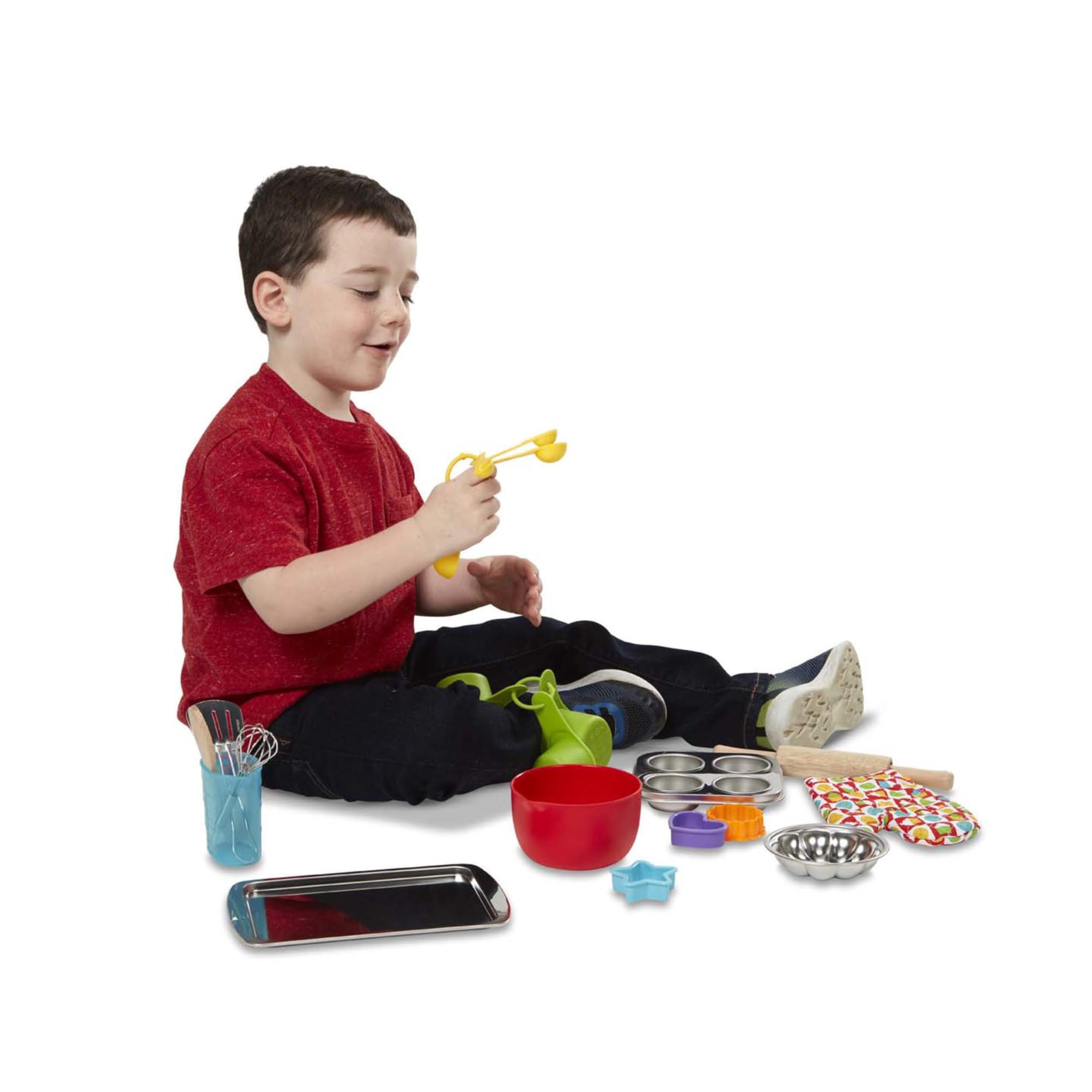 Melissa & Doug 20-Piece Baking Play Set - Pretend Play Kitchen Accessories for Kids - Perfect for Imaginative Play & Role-Playing Games