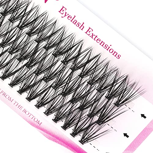 FADVAN DIY Eyelash Extension Clusters - 30 Roots 0.07 C Curl 12mm 3D Mink Lashes | Reusable Natural False Lashes for Volume & Length | Perfect for Bridal, Party, and Daily Wear Makeup Looks