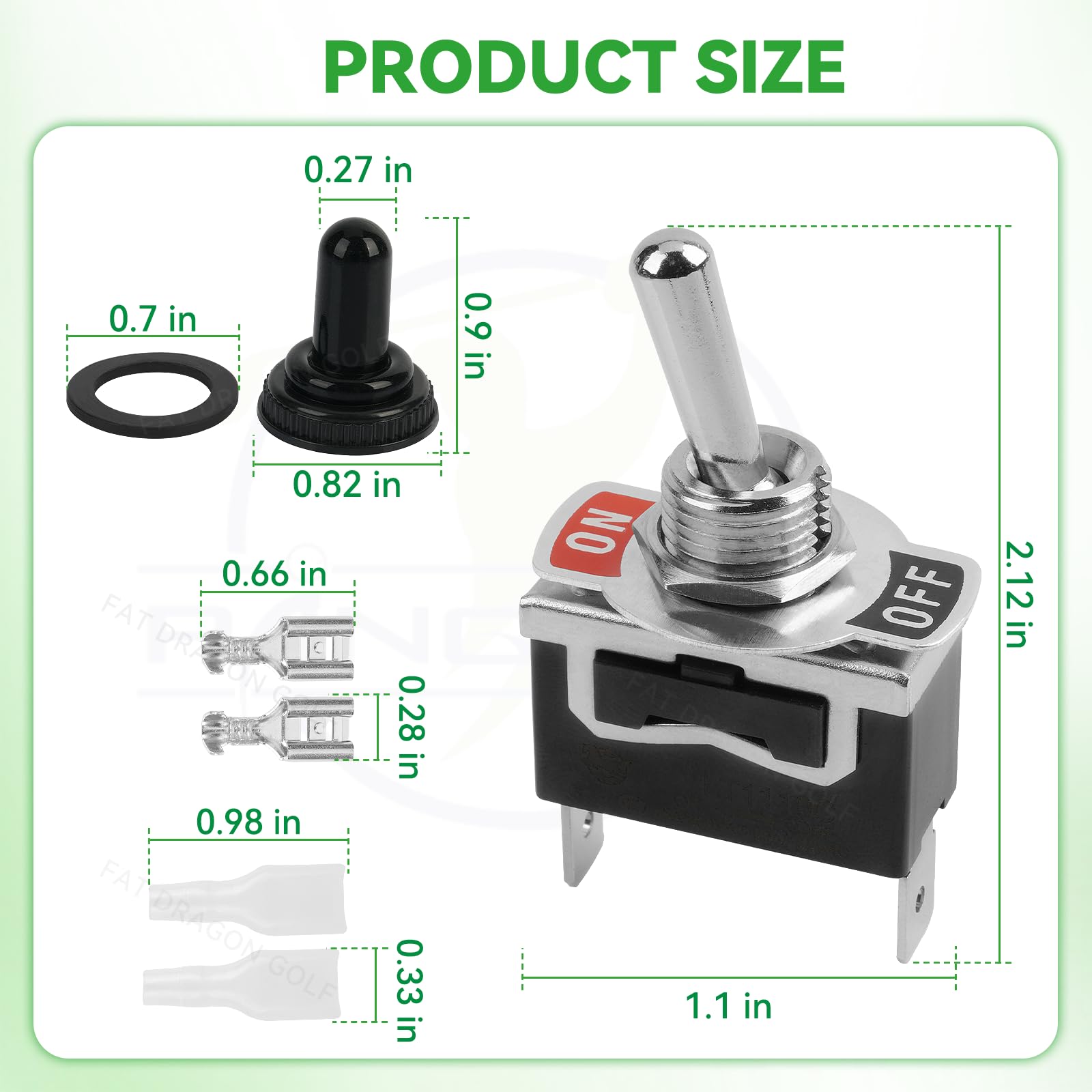 Club Car Precedent Tow Run Switch - OEM 102511101 Replacement for 2004+ Electric Golf Carts - Perfect for Maintenance & Emergency Towing Scenarios