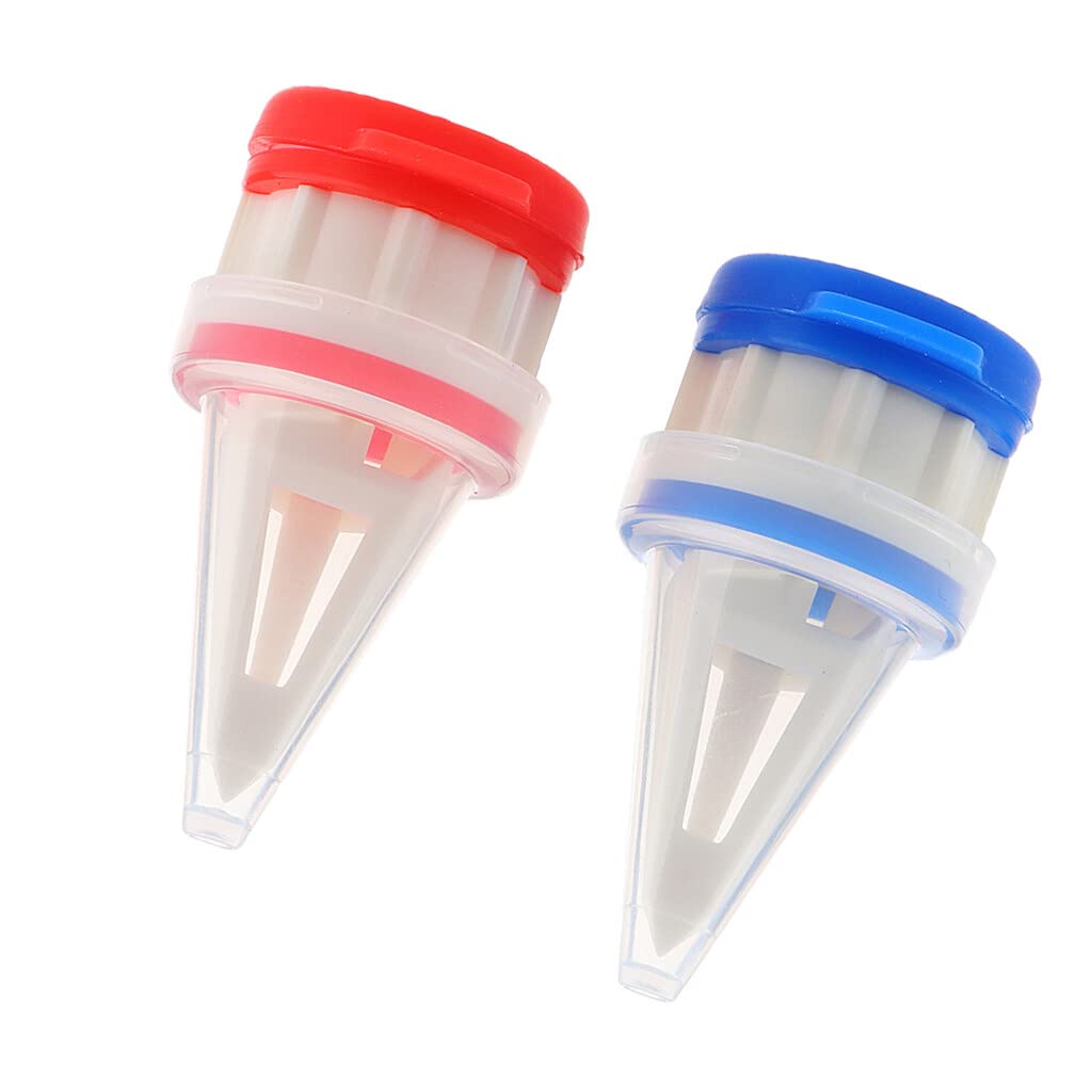 2-Pack Silicone Spout Pourers for Milk & Beverage Bottles - Leak-Proof Drink Splitters & Changeover Caps to Keep Drinks Cool & Fresh - Perfect for Kids, Travel, and Home Use