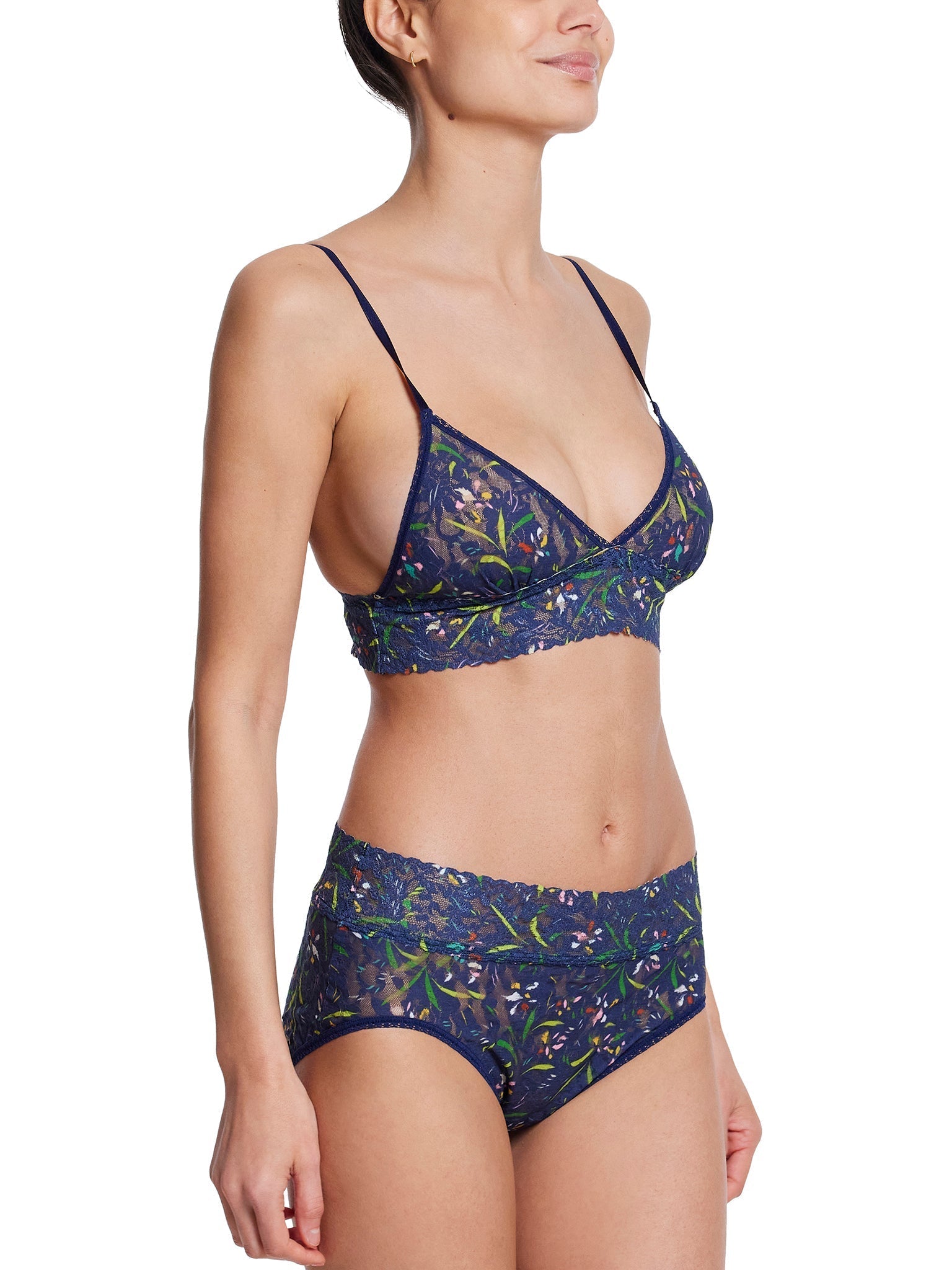 Printed Signature Lace® French Brief - Elegant Women's Underwear for Comfort & Style | Perfect for Everyday Wear, Special Occasions & Bridal Lingerie