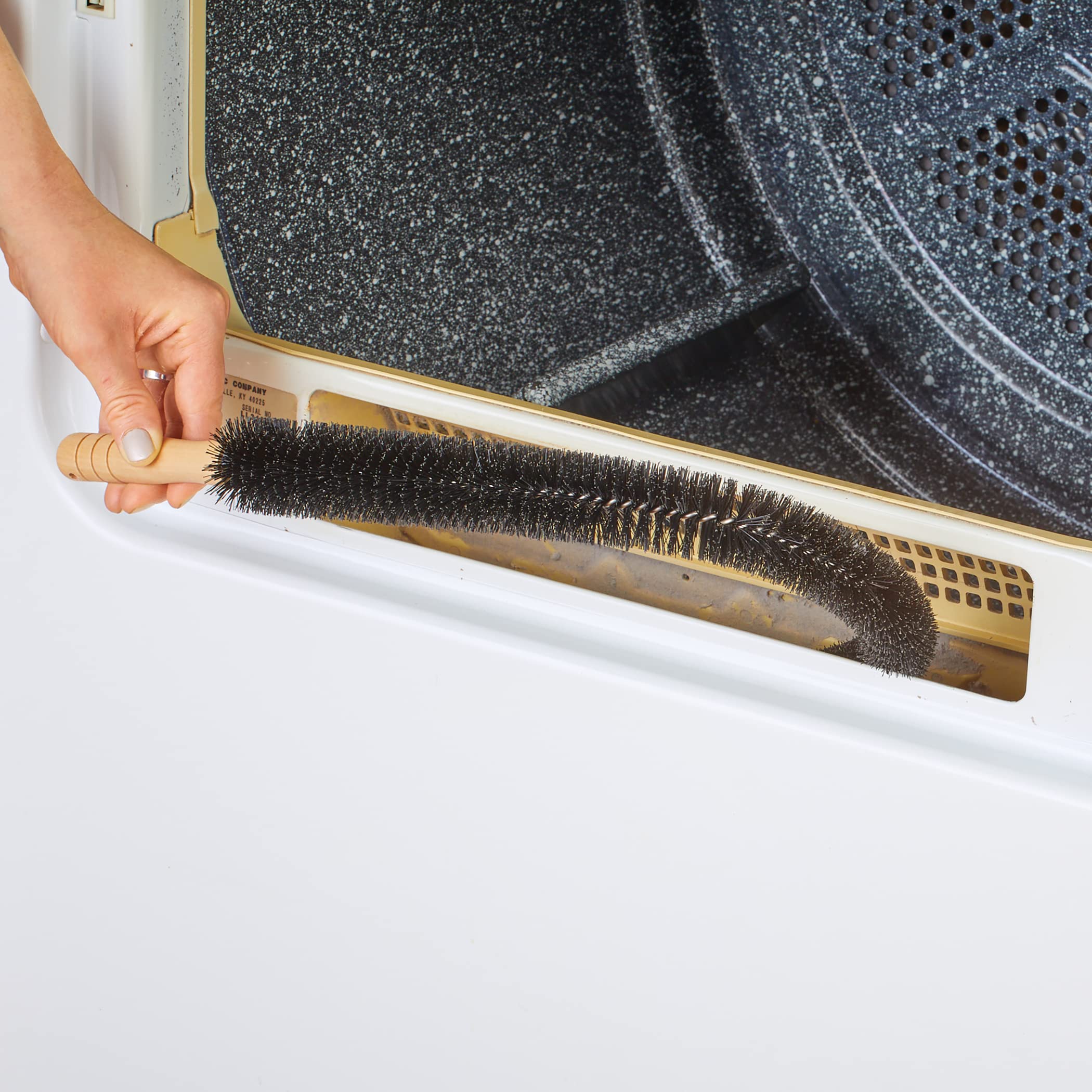 Flexible Cleaning Nylon Bristle Coil Brush - Heavy Duty Scrubber for Kitchen, Bathroom & Outdoor Use - Perfect for Grout, Tiles, Grills & Hard to Reach Areas