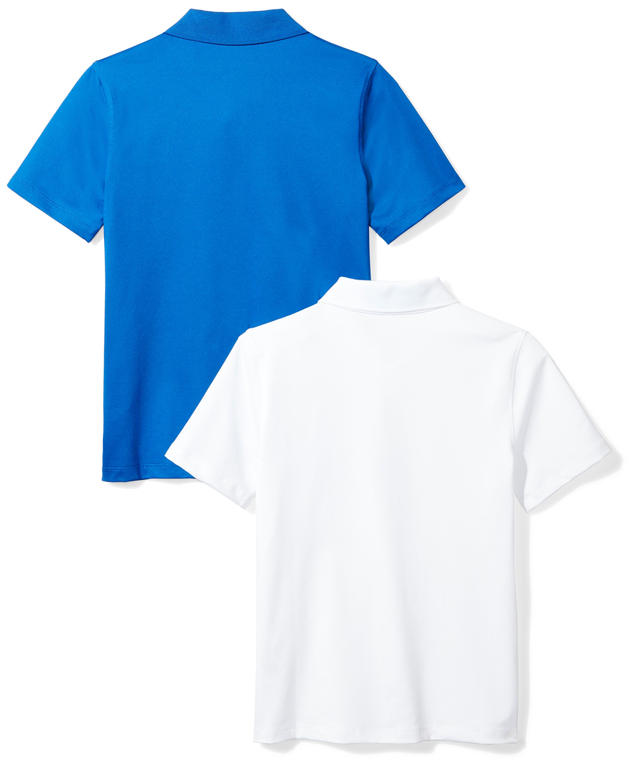 Amazon Essentials Boys & Toddlers' Active Performance Polo Shirts - 2 Pack, Breathable & Comfortable for Playtime, School & Outdoor Activities