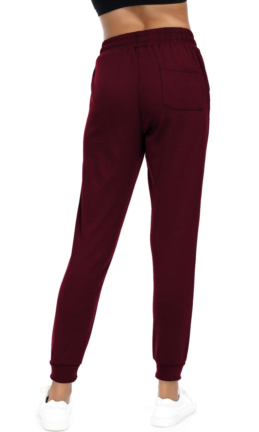 Women's Cotton Joggers Pants - Tapered Workout Yoga Sweatpants with Pockets for Running, Lounge & Casual Wear | Comfortable Activewear for Women