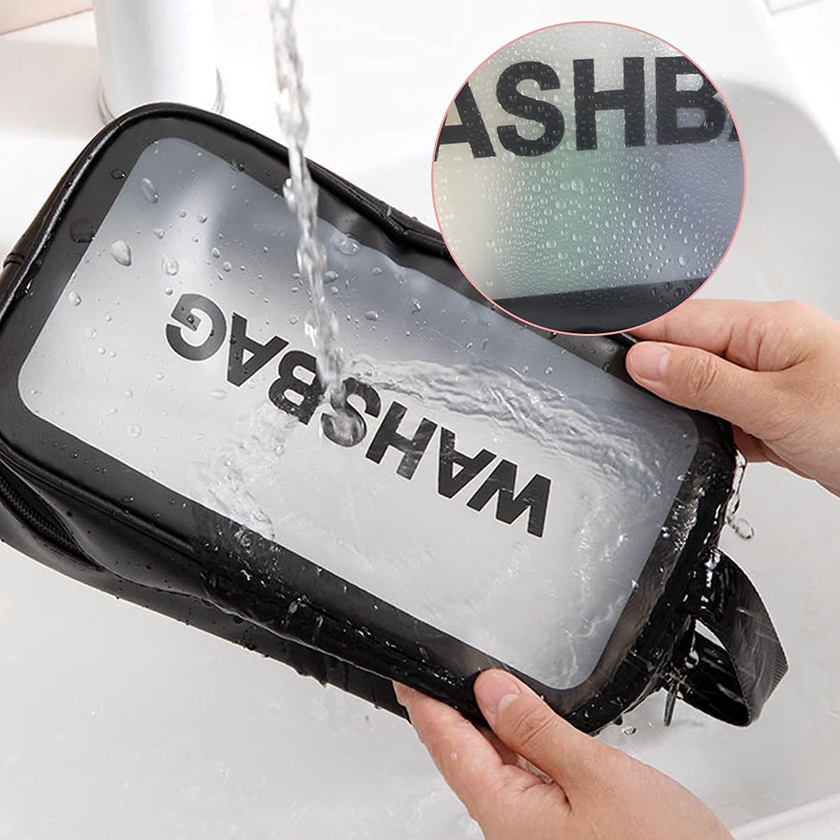RAIYARAJ 3-Piece Travel Makeup Pouch Set - Waterproof Cosmetic Organizer Bag for Women, Portable Toiletry Case with Multiple Compartments - Perfect for Travel, Gym, and Bathroom Storage