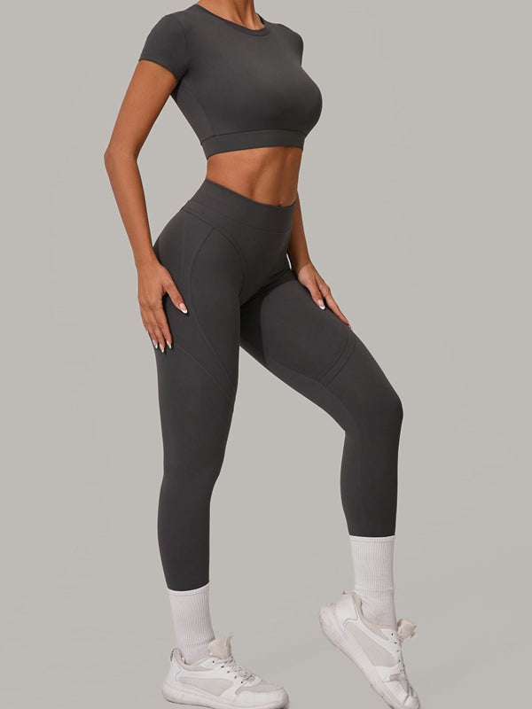 ZASUWA Women's Sexy Push Up High Waist Tracksuit Set - Gym Workout, Yoga, Lounge Wear for Women