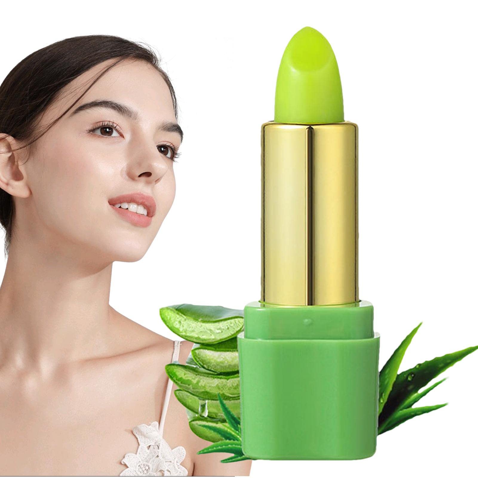 Color Changing Lipstick - Mood Shimmer Lipstick, Tinted Lip Balm (Turns Pink) with Moisturizing Formula | Women's Natural Makeup for Day & Night Wear, Perfect for Office, Date or Special Occasions