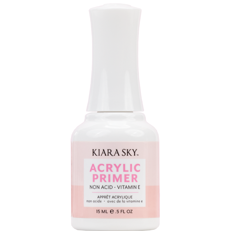 KIARASKY Acrylic Nail Primer for Strong & Long-Lasting Manicures - Perfect for Gel, Dip Powder & Acrylic Nail Extensions - Salon Quality Nail Prep Solution for Professional & DIY Nail Art