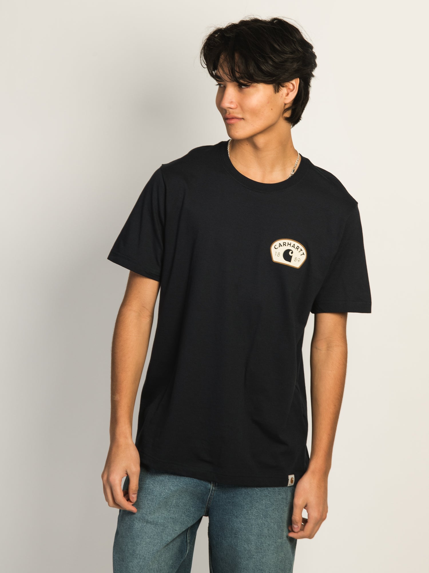 Carhartt Relaxed Fit Lightweight 1889 Graphic T-Shirt for Men - Comfortable Casual Wear for Work & Outdoor Activities