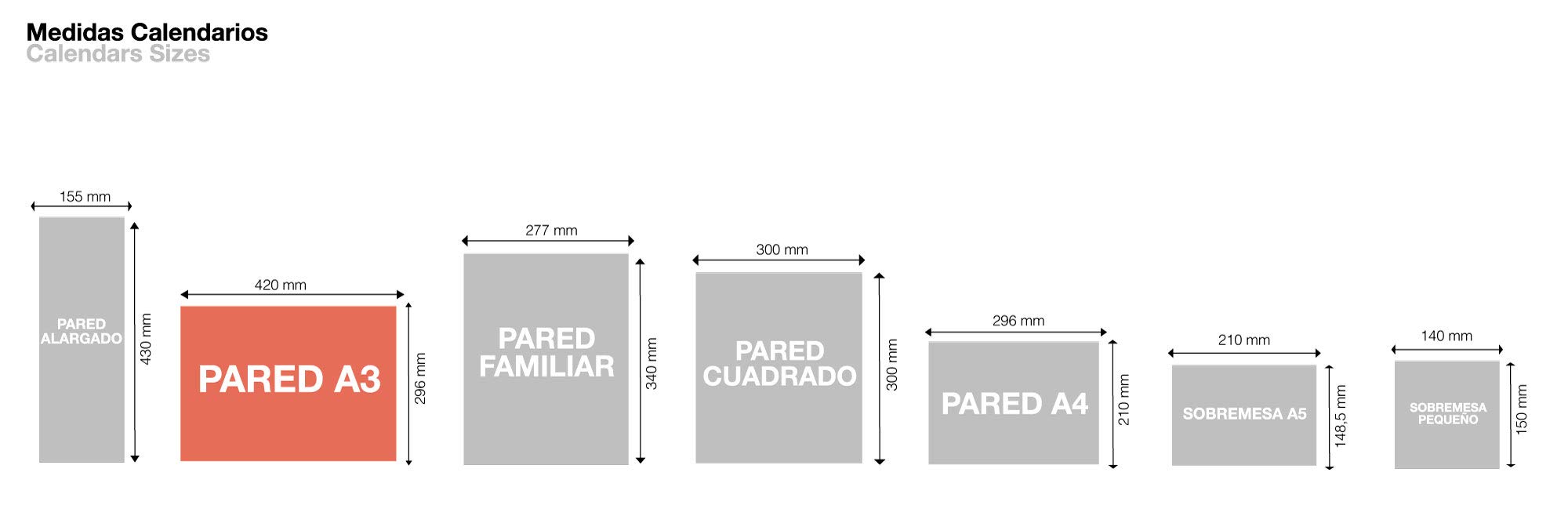 Miquelrius 28033 A3 Wall Calendar 2020 - Grey Writing Planner with Spanish Language | Perfect for Home, Office & School Organization