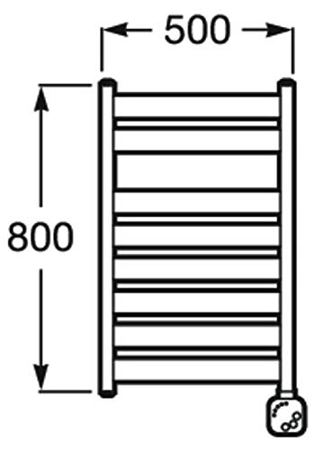 Premium Electric Towel Warmer & Heated Towel Rail - Fast Heating, Energy Efficient for Bathroom, Spa, and Home Use