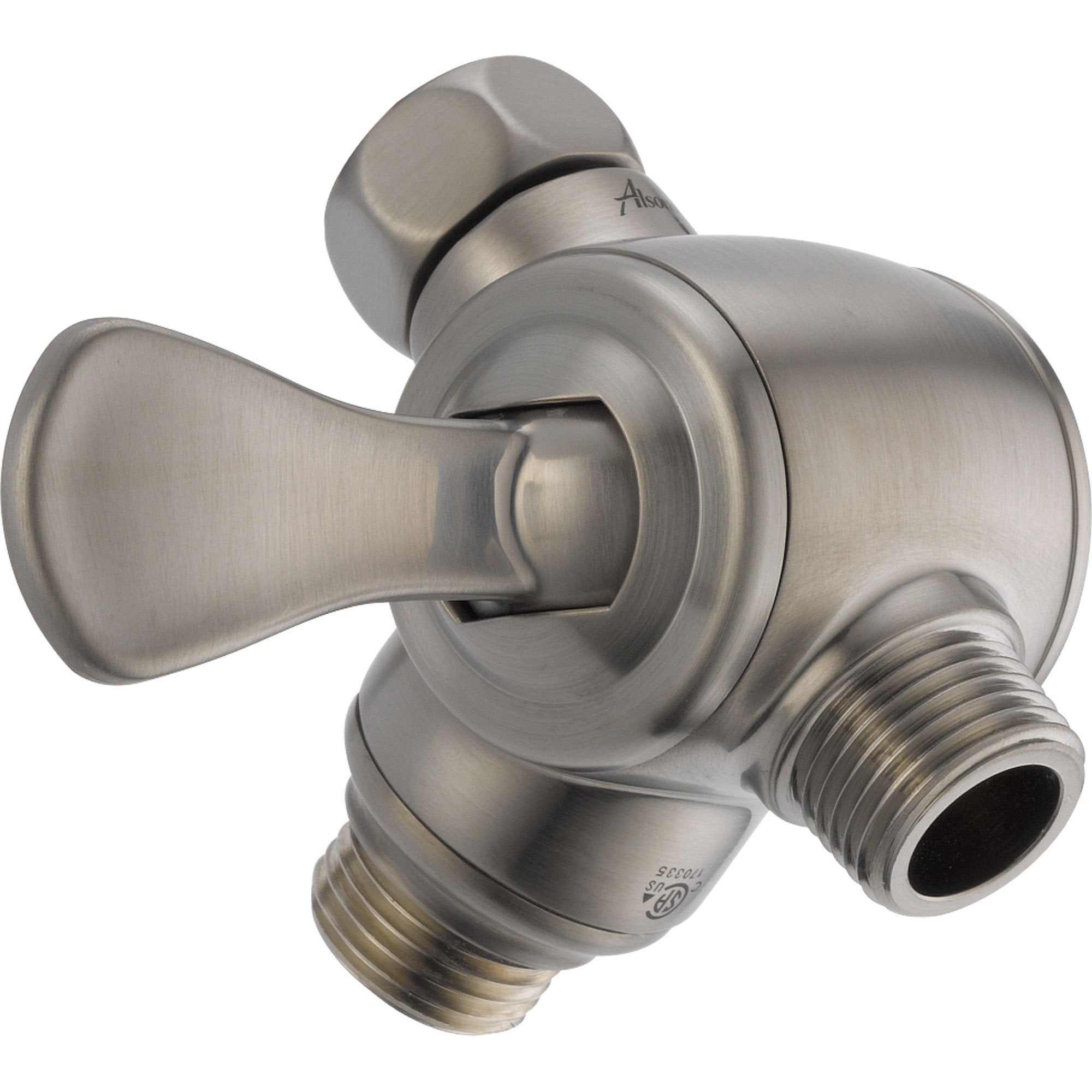 Delta 3-Way Shower Arm Diverter for Handheld Shower - Stainless Steel Finish (Model 561349) - Perfect for Bathroom Renovation & Spa-Like Shower Experience