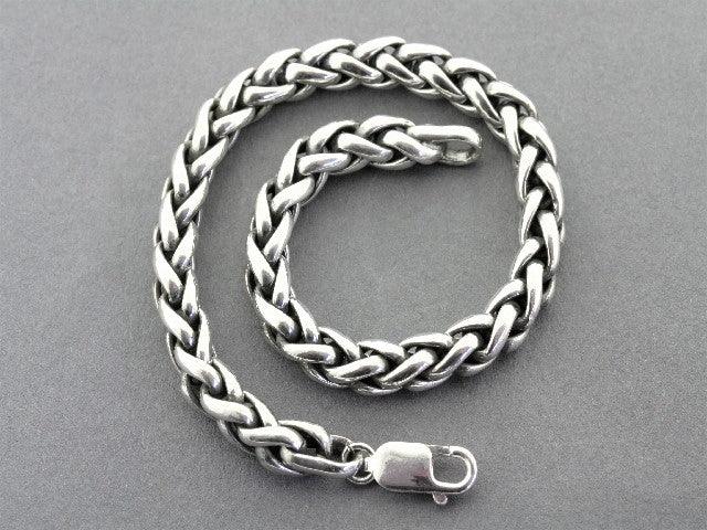 Sterling Silver Rope Link Bracelet for Women - Elegant & Durable Jewelry for Everyday Wear, Gifts & Special Occasions