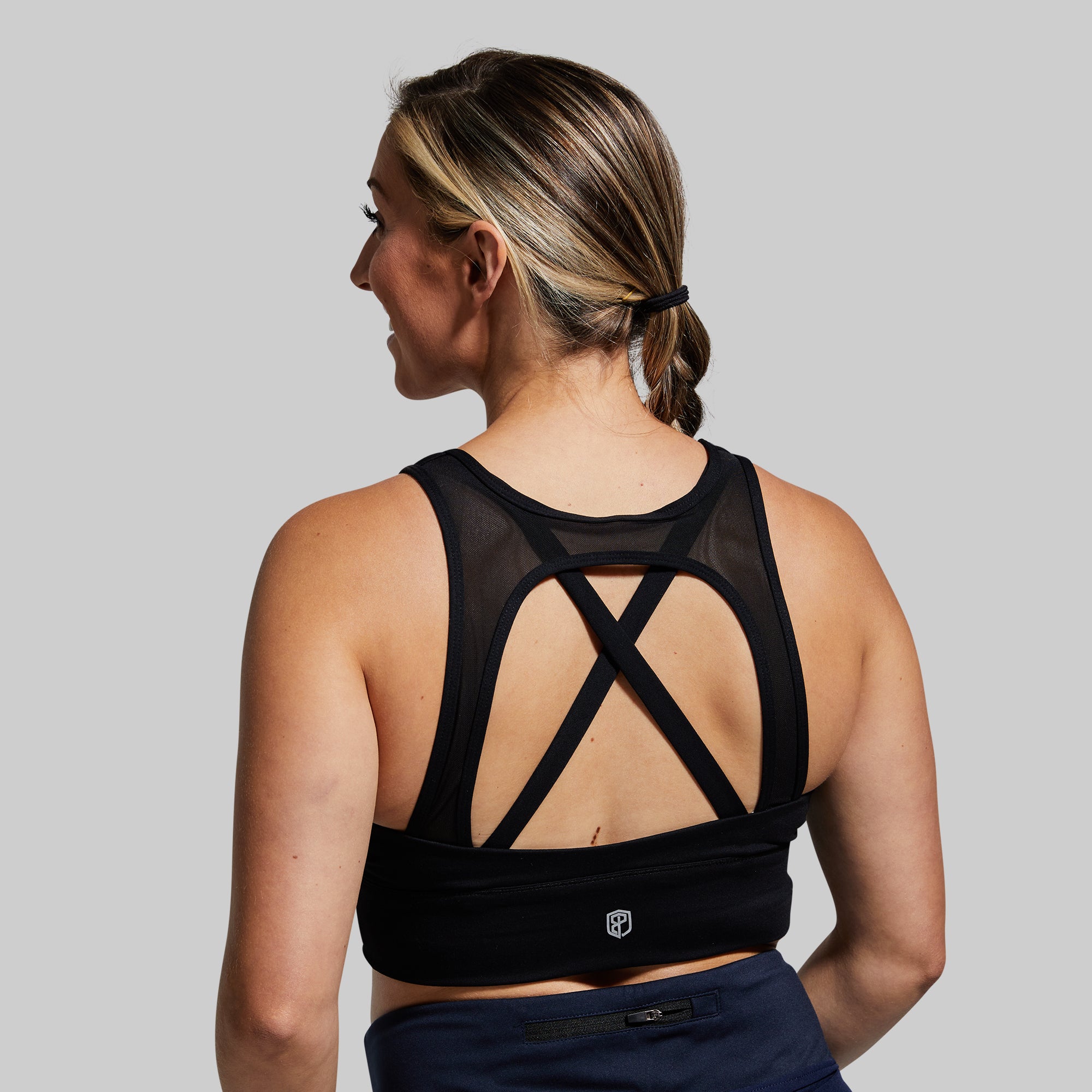 Milk and Muscles Nursing Sports Bra for Breastfeeding Moms - Comfortable & Supportive Maternity Activewear (Black) - Perfect for Yoga, Gym & Postpartum Workouts