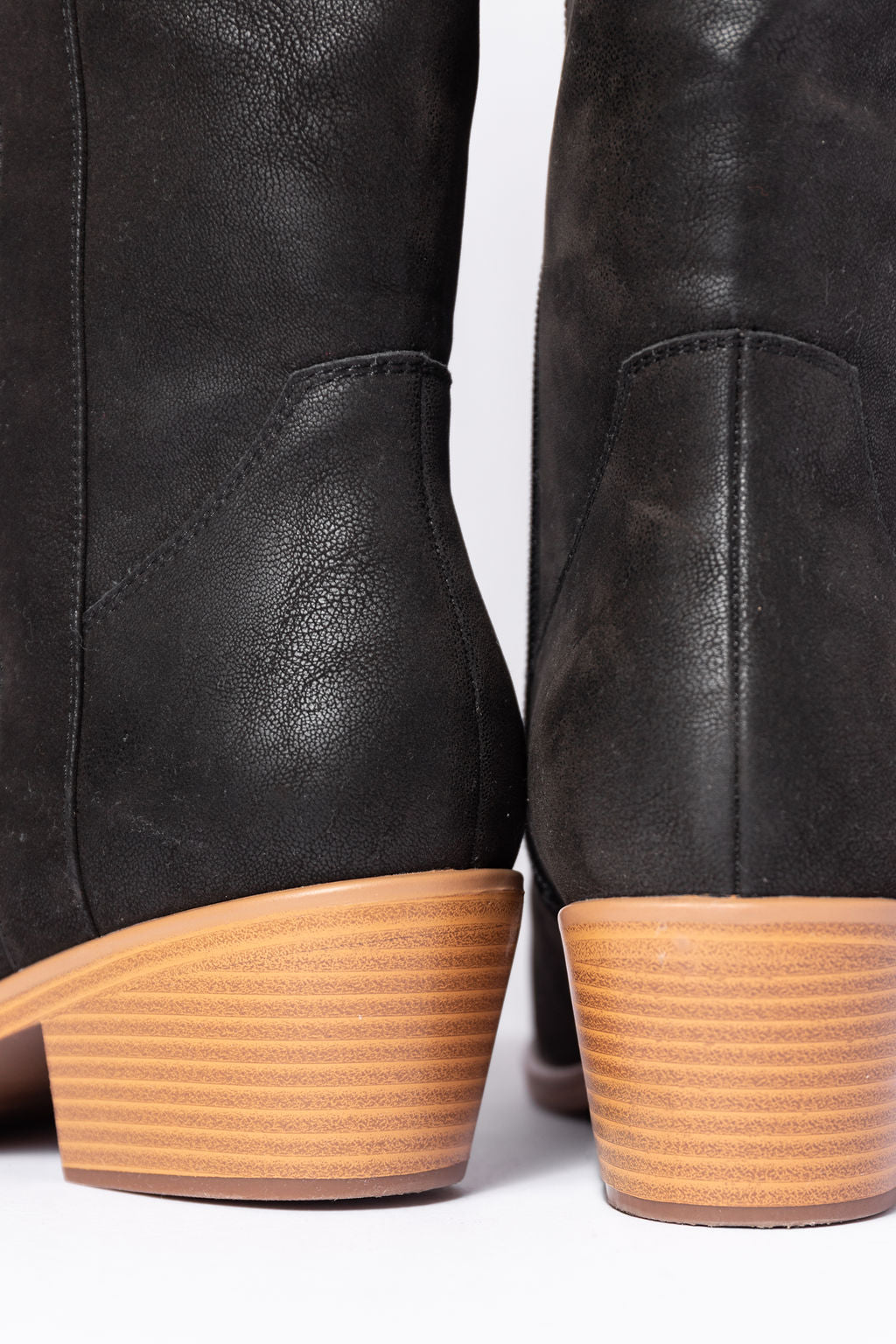 Shania Black Cowboy Boots for Women - Genuine Leather Western Riding Boots with Pointed Toe & Stacked Heel | Perfect for Country Music Festivals, Rodeos & Western Fashion