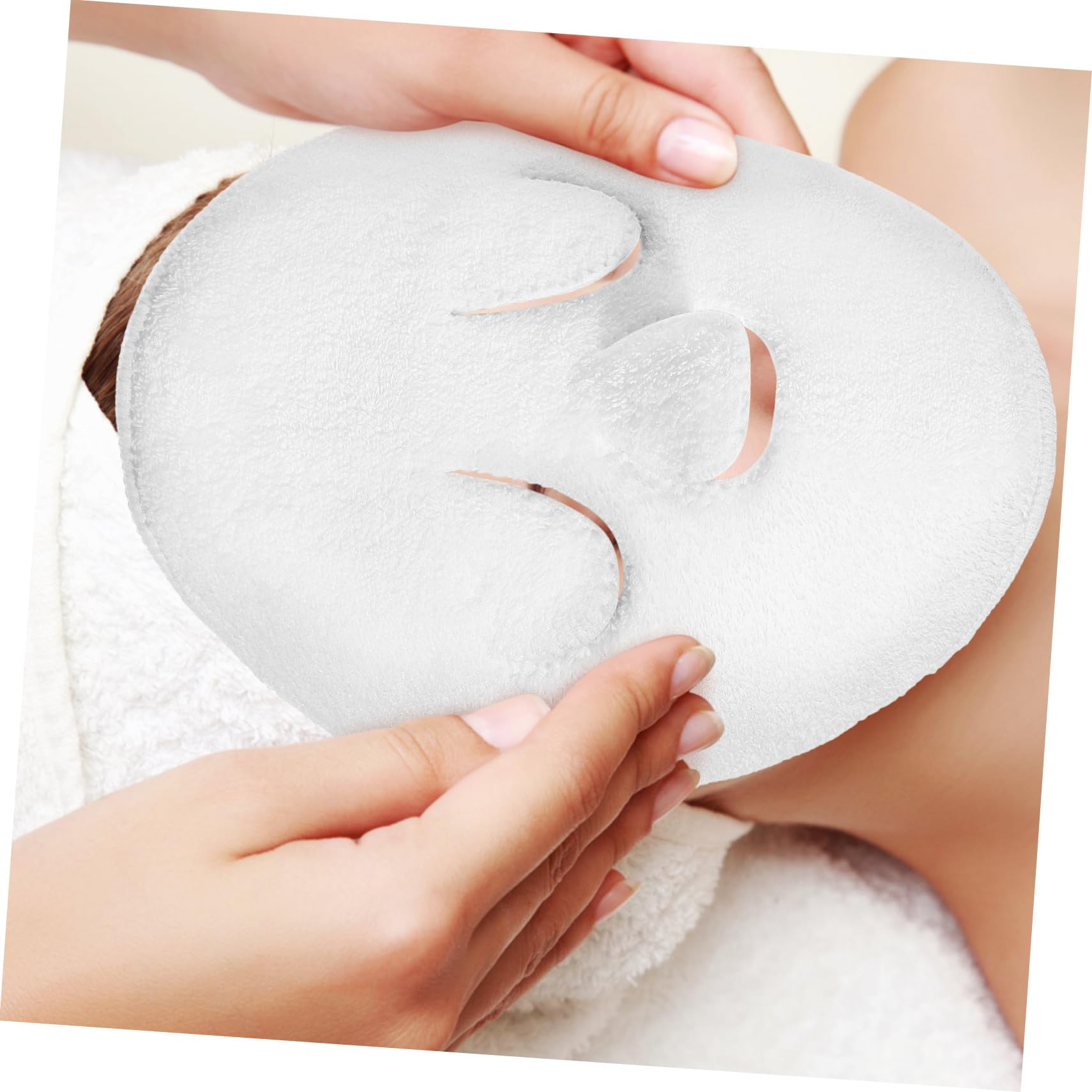 Reusable Cold/Hot Face Masks 2PCS - Beauty Compress Towels for Skin Care & Relaxation