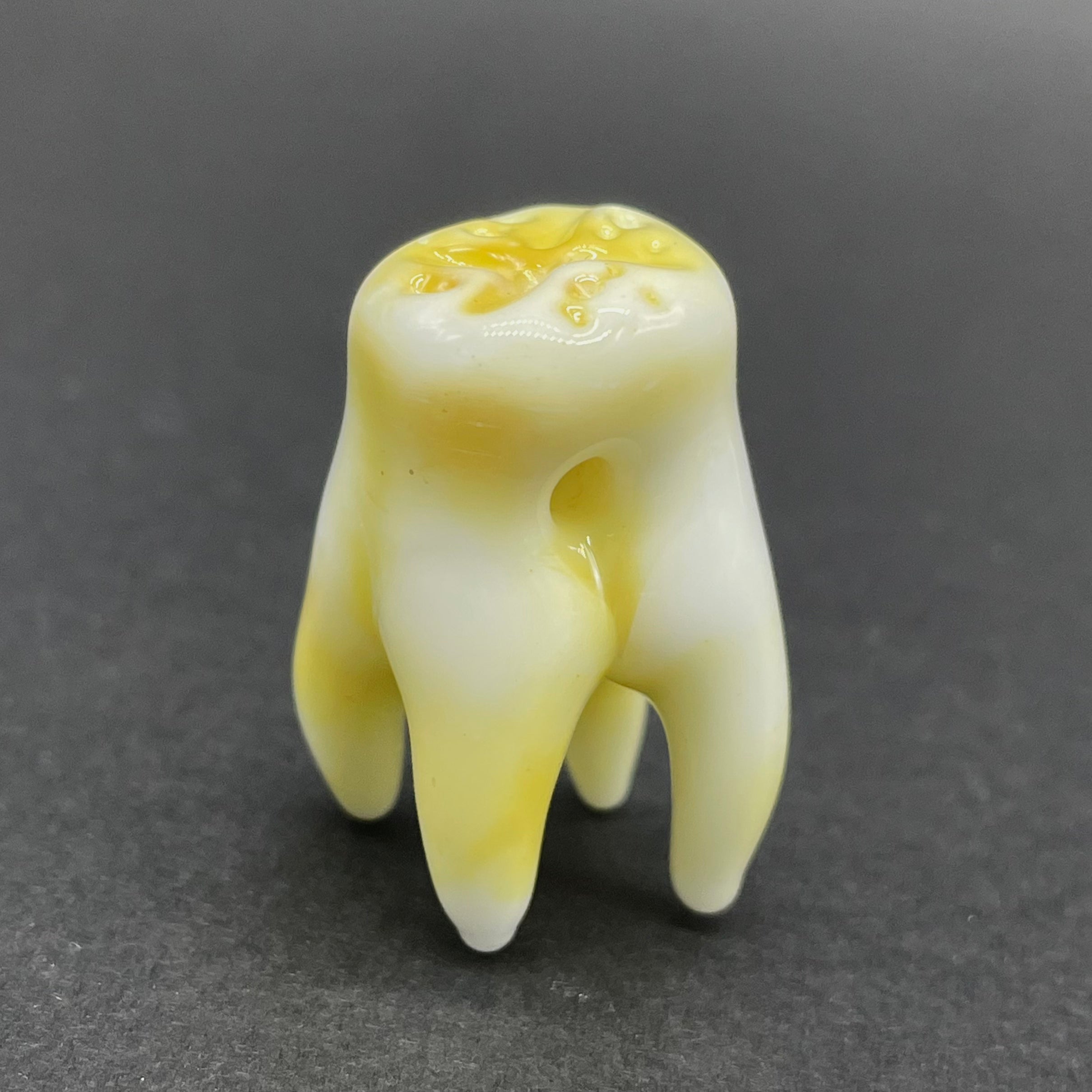 3 Pack Glass Tooth Beads for Jewelry Making - DIY Craft Beads for Necklaces, Bracelets, and Earrings - Perfect for Handmade Jewelry and Art Projects