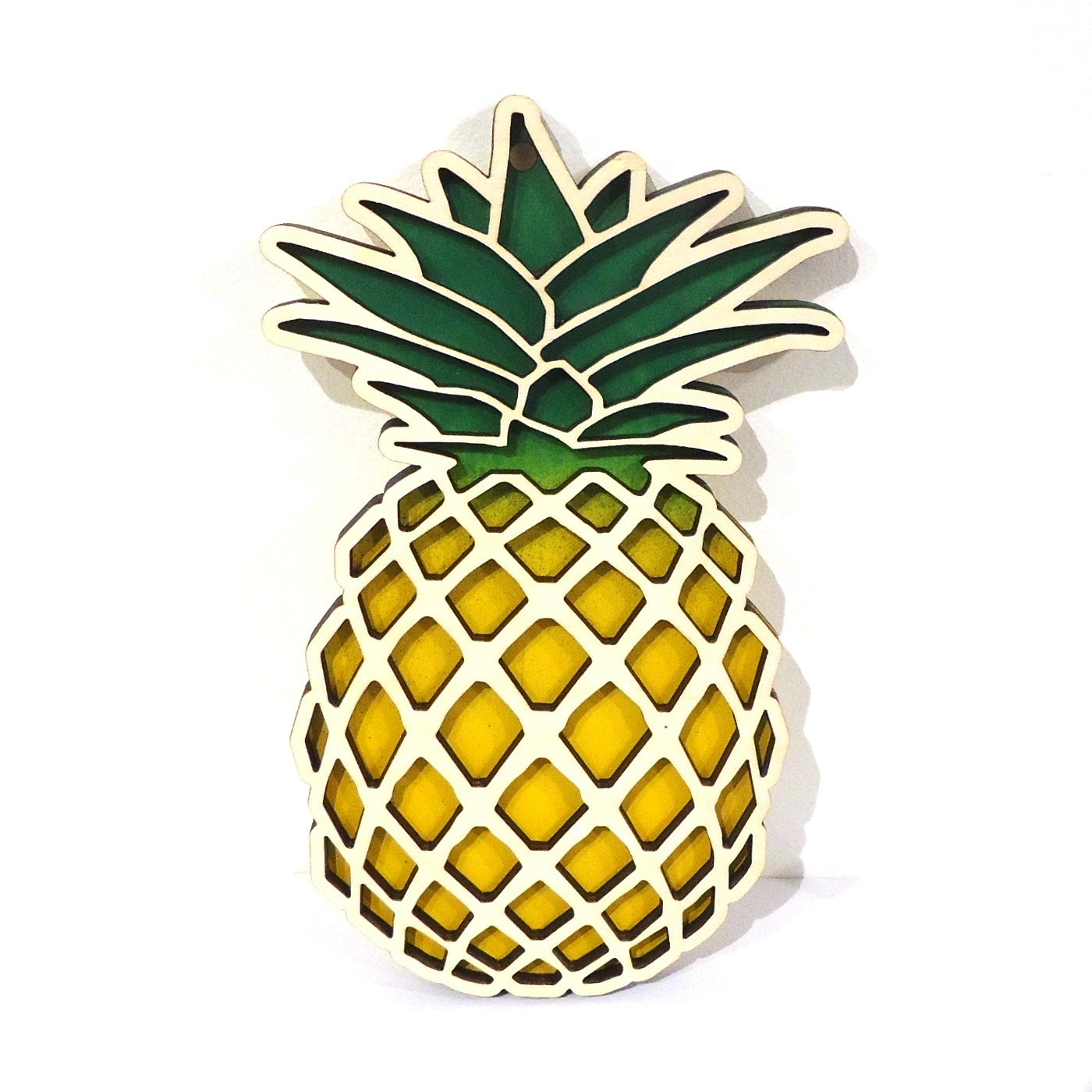 Baltic by Design Pineapple Trivet - Handcrafted Wooden Kitchen Decor for Hot Pots & Pans - Perfect for Dining Table, Countertop & Gift Giving
