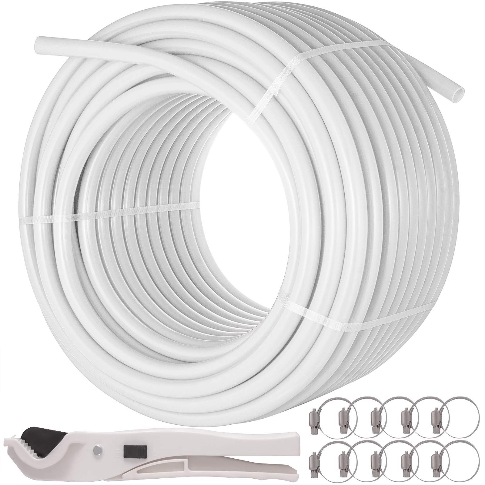 Happybuy 3/4 Inch 300 Feet Oxygen Barrier PEX Tubing Coil - EVOH PEX-B Pipe for Radiant Floor Heating | Residential & Commercial Use | Hydronic Heating Systems, Snow Melting Applications