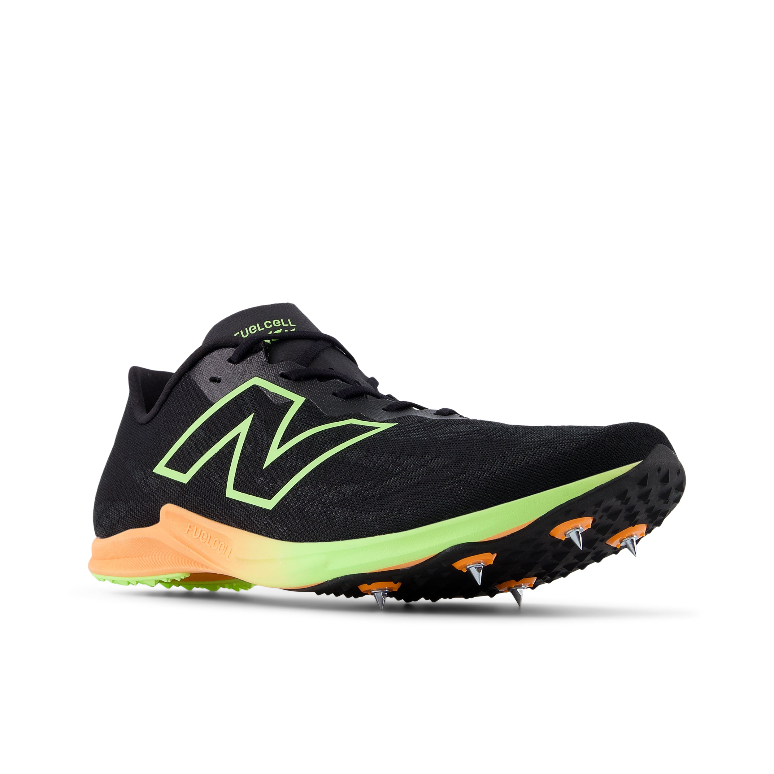 Unisex FuelCell SuperComp XC X Running Shoes (Black/Bleached Lime Glo) - Lightweight Performance Sneakers for Marathon Training & Road Running