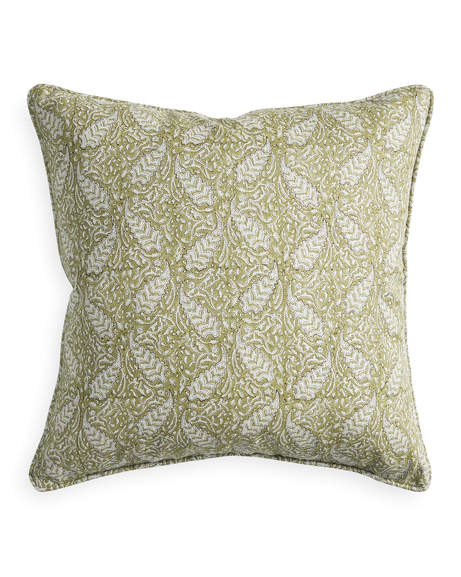 Anatolia Cactus Linen Pillow Cover - Soft Bohemian Decorative Pillowcase for Living Room, Bedroom, Sofa - 18x18 Inches