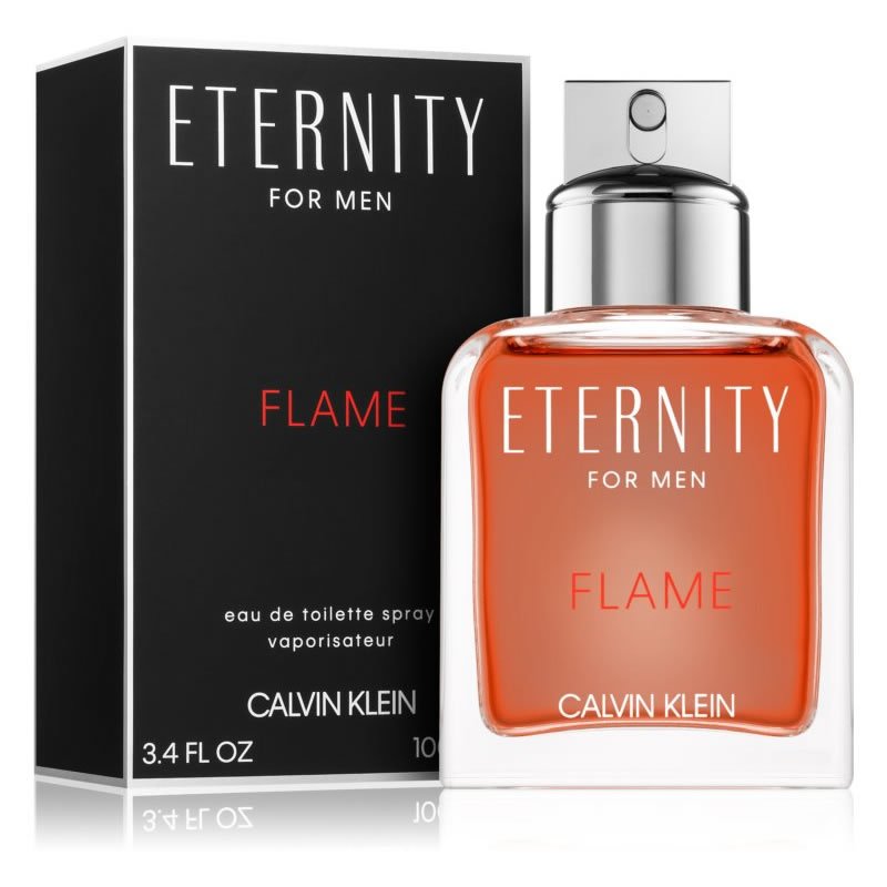Calvin Klein CK Eternity Flame 100ML Eau De Toilette Spray for Men - Fresh & Masculine Cologne for Everyday Wear, Date Night & Special Occasions