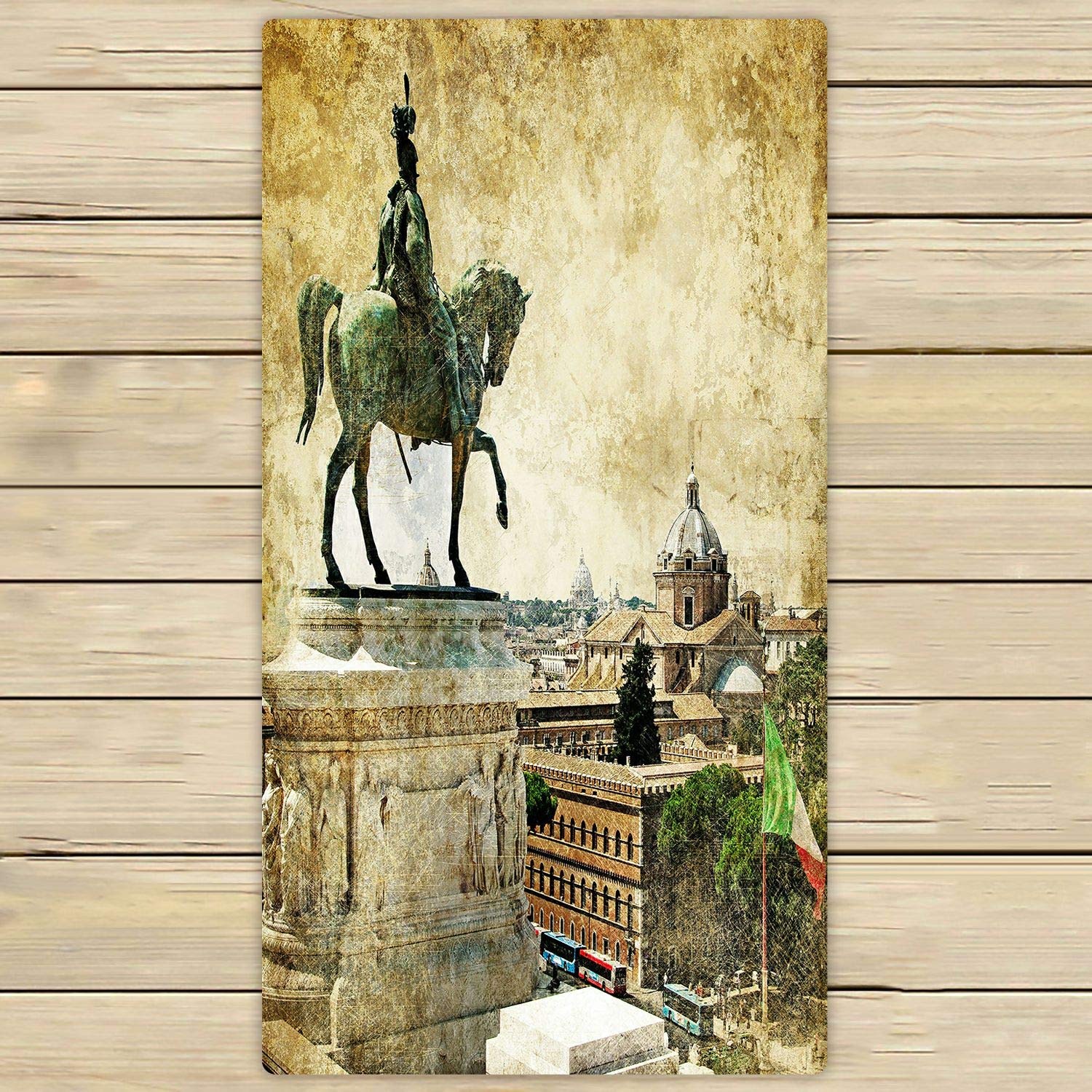 ABPHQTO Premium Italian Landmarks Series Towels - 30x56 Inch Large Beach, Bath, Pool, Sports & Travel Towel - Perfect for Vacation, Gym, Spa & Outdoor Activities