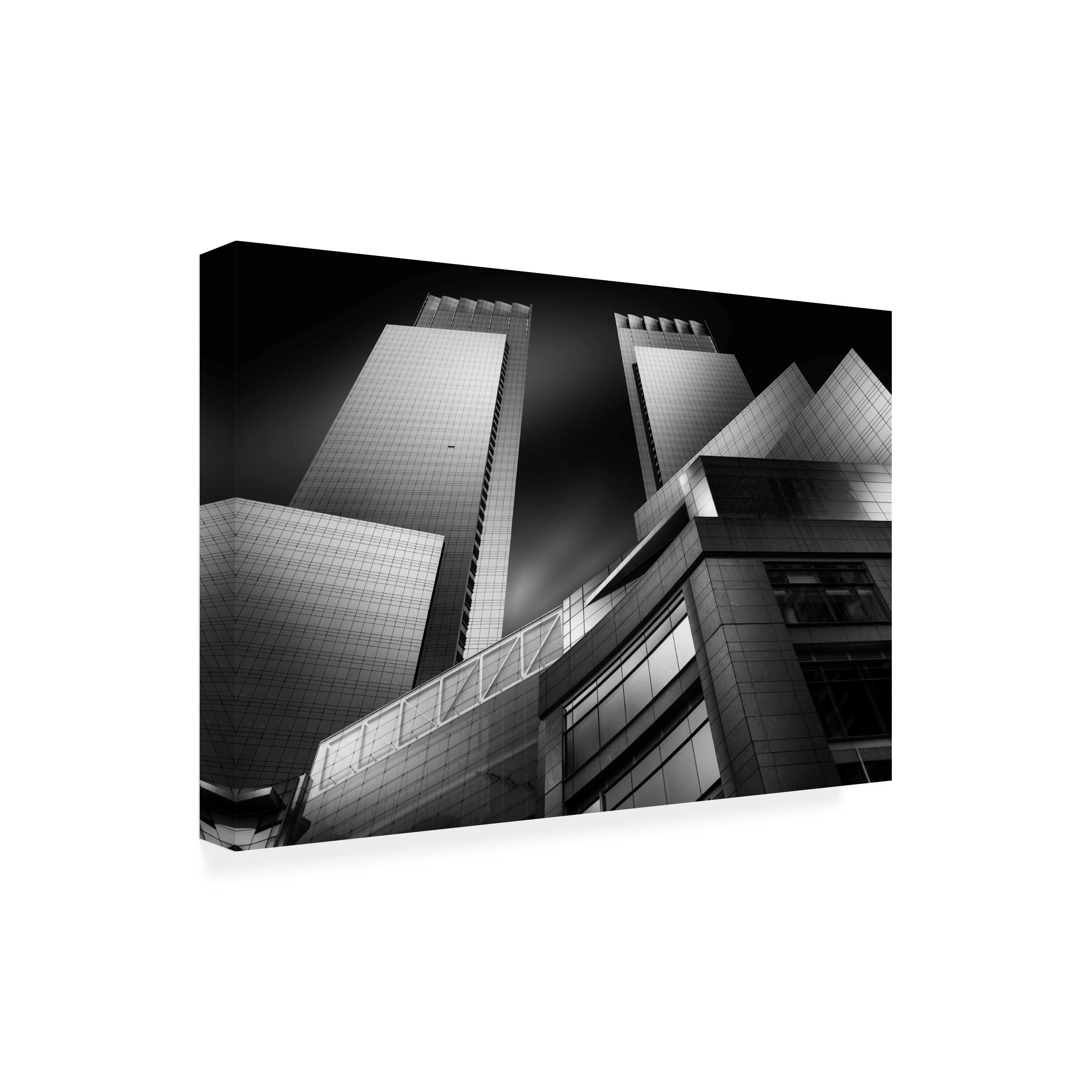 Trademark Fine Art 'New York Buildings' Canvas Wall Art Print by Jorge Ruiz Dueso - Perfect for Living Room, Office & Home Decor