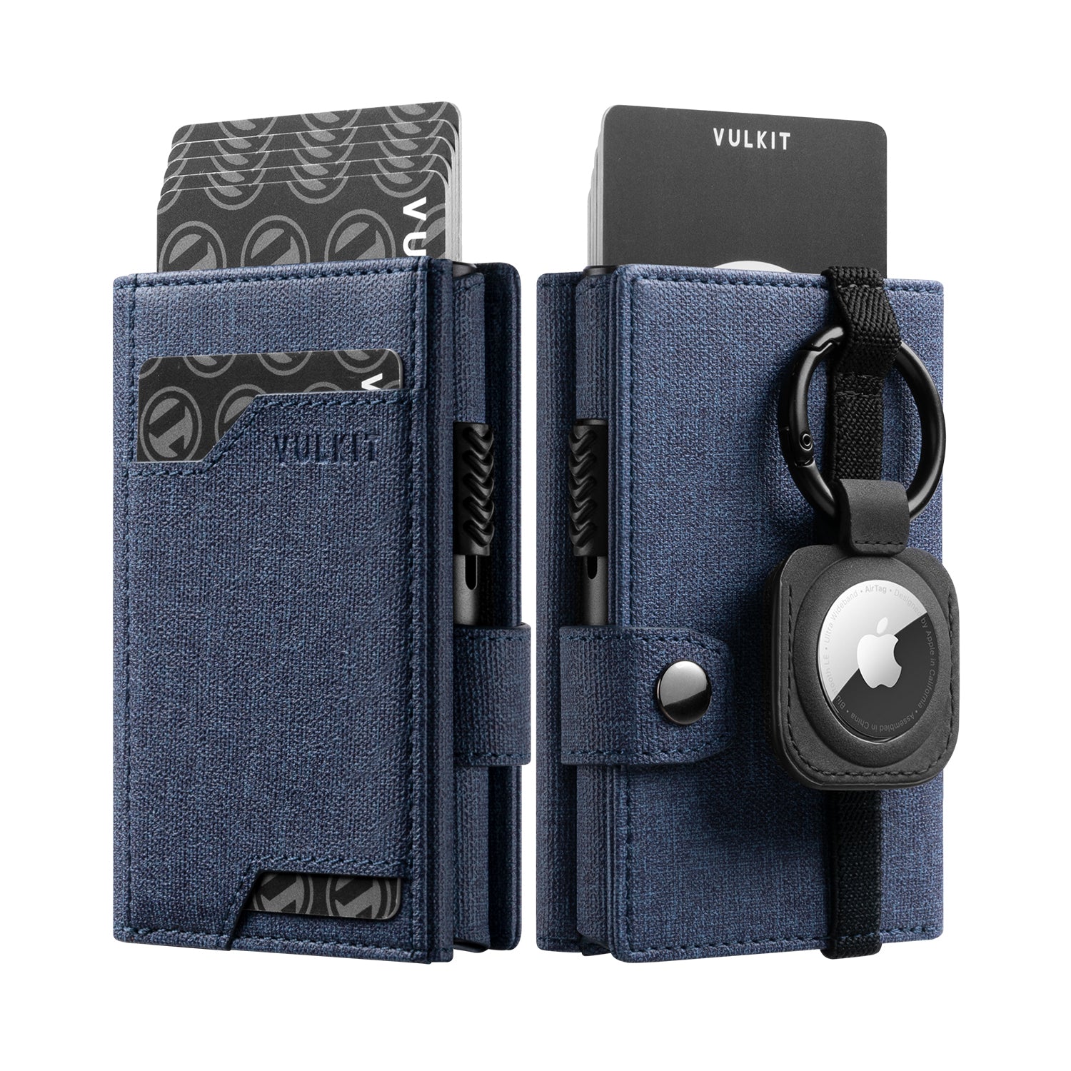 VC311 RFID Blocking Pop Up Wallet with Banknote Compartment & ID Window - Removable AirTag Holder (AirTag Not Included) - Perfect for Travel, Business & Everyday Use