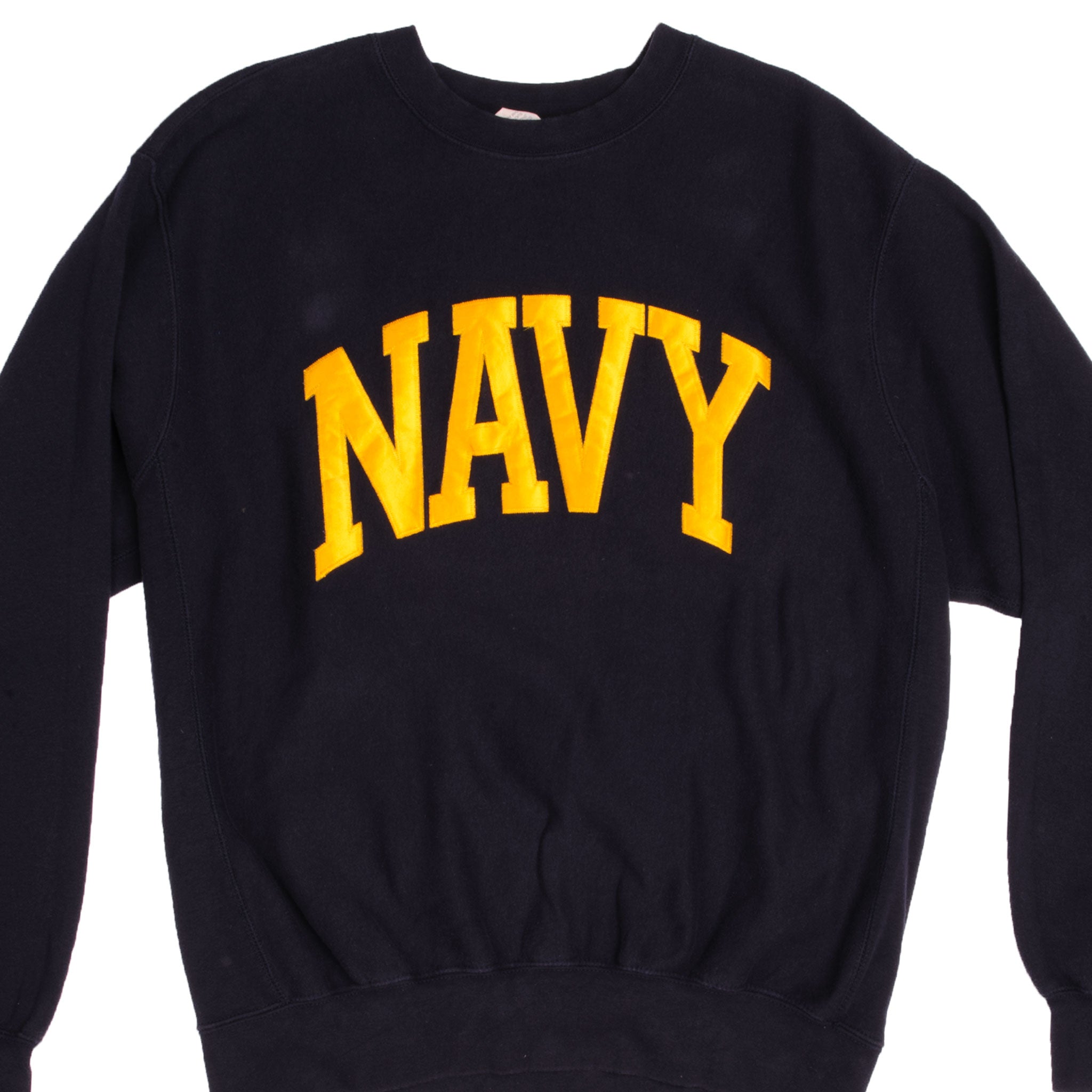 Vintage US Navy Reverse Weave Crewneck Sweatshirt 1990s - Size Large | Military Style Pullover for Men, Casual Wear & Retro Fashion