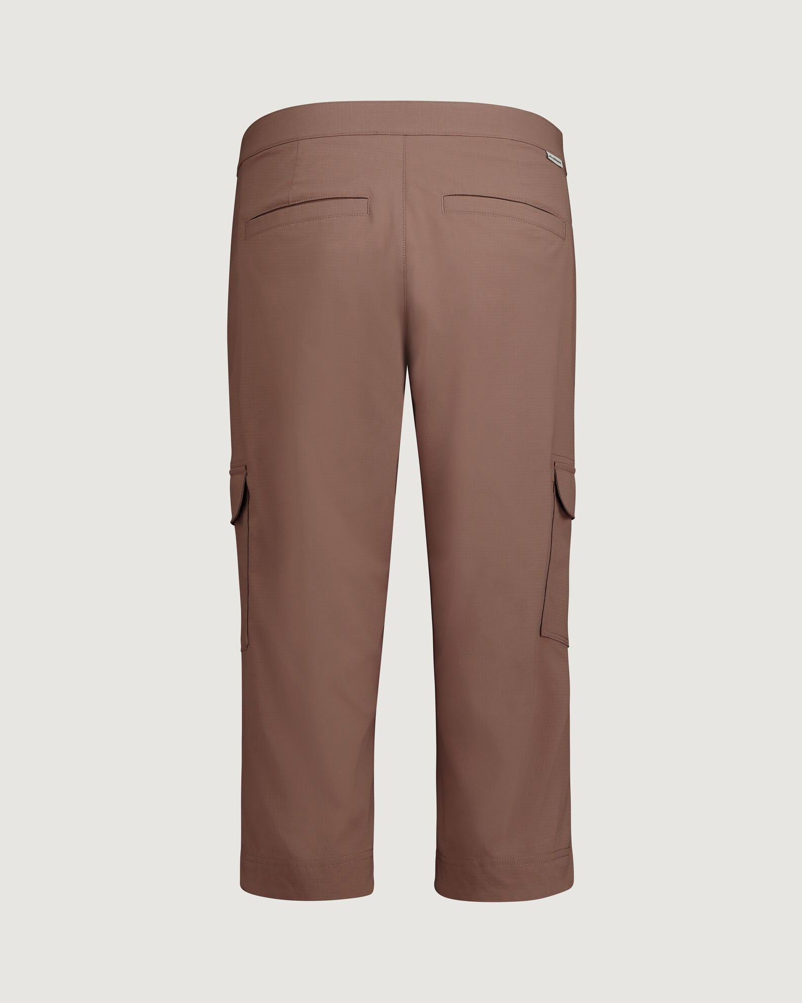 Women's Miro 3/4 Length Yoga Pants - Comfortable High Waisted Lounge Pants for Workout, Running & Casual Wear - Taupe Color