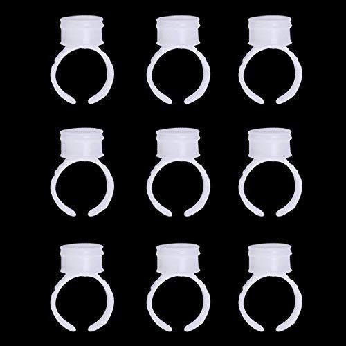 Professional Tattoo Ink Ring Kit - Microblading Pigment Glue Rings with Lash Organizer, Beauty Salon & Tattoo Artist Supplies - Perfect for Eyebrow Microblading, Eyelash Extensions & Permanent Makeup