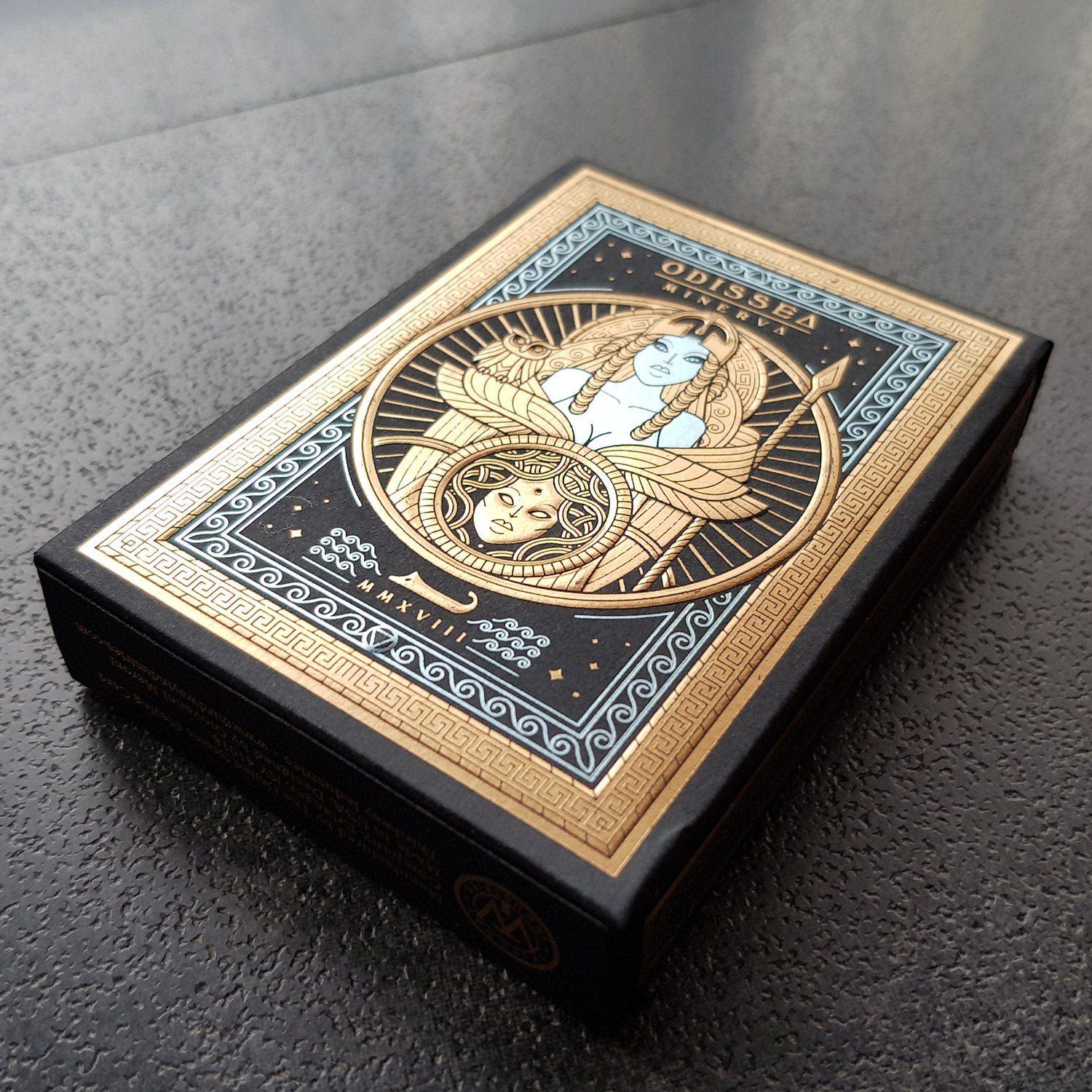 Odissea Minerva Playing Cards by Thirdway Industries - Premium Collectible Deck for Cardistry, Magic Tricks & Poker Games
