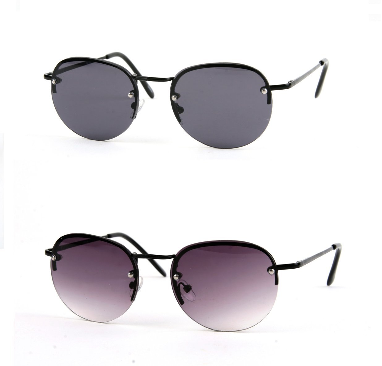 Classic Round Aviator Sunglasses P2171 - Polarized UV Protection, Retro Style for Men & Women - Perfect for Driving, Beach, and Outdoor Activities