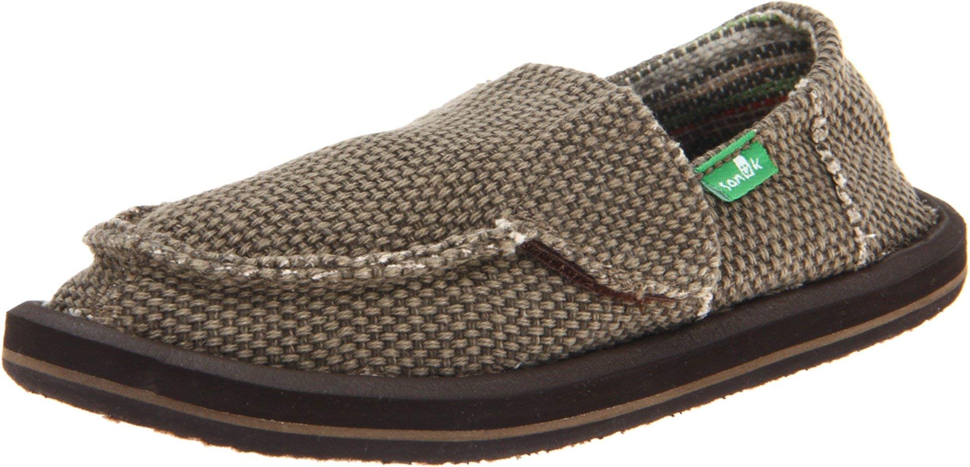 Sanuk Unisex-Child Vagabond Loafer Shoes for Toddler & Little Kid - Comfortable Casual Slip-Ons for Playtime, School & Everyday Wear