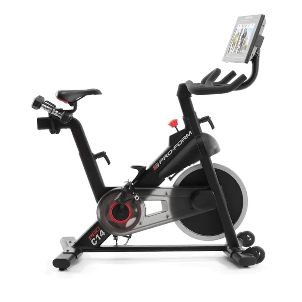ProForm C14 Studio Exercise Bike - Indoor Cycling Bike for Home Workouts, Cardio Training & Fitness - Perfect for Small Spaces & Apartment Workouts