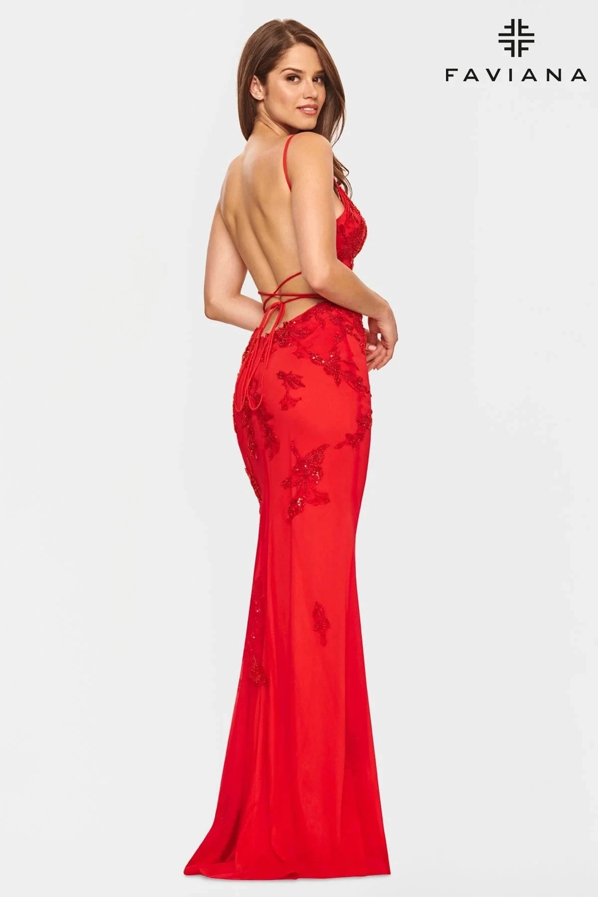 Faviana S10633 Elegant Evening Gown - Women's Formal Party Dress for Prom, Wedding & Special Occasions
