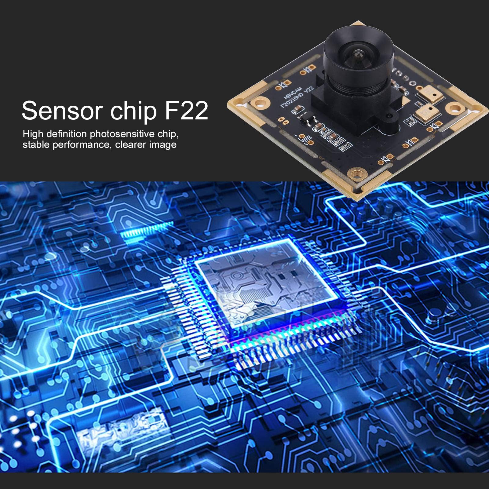 Garosa 2MP HD 105° Wide Angle Replacement Camera Module - Compatible with WinXP, 7 & USB Microscopes - Perfect for Night Vision, Video Calls, and Close-Up Inspection