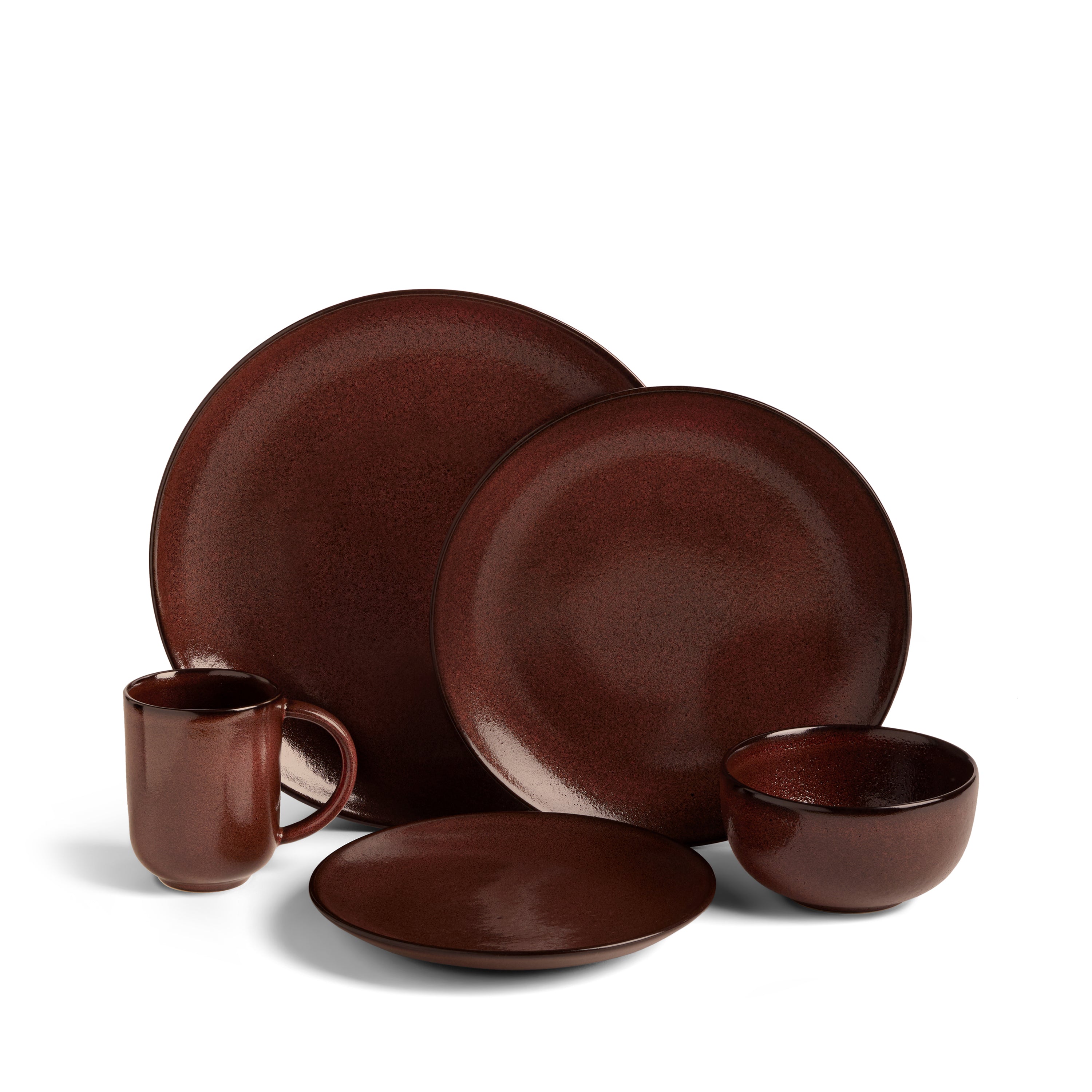 Premium Terra Dinnerware Set - Elegant 16-Piece Porcelain Tableware for Fine Dining | Perfect for Dinner Parties, Restaurants & Home Entertaining